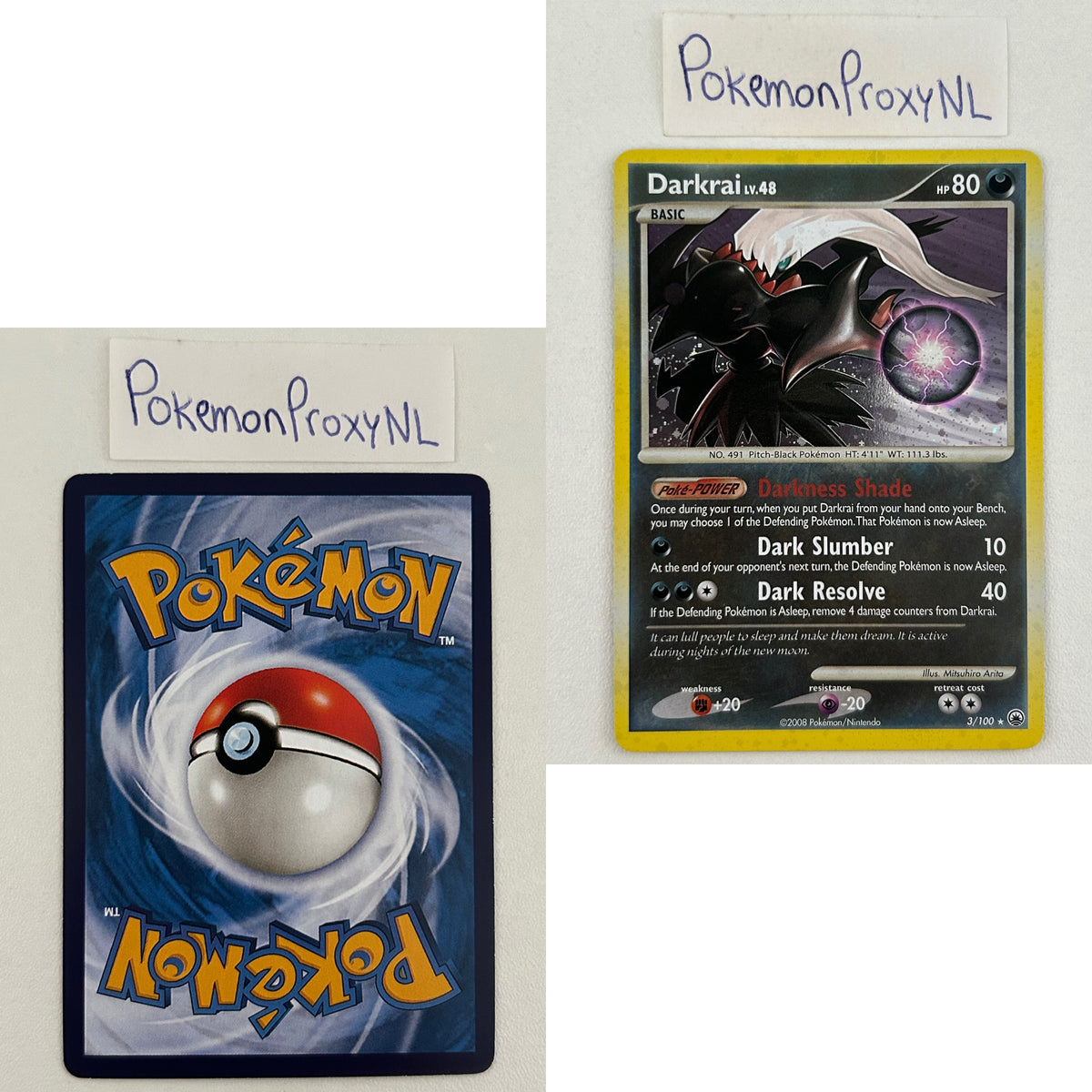 Majestic Dawn Set (MD) / 2008 / PROXY Pokémon TCG card(s)