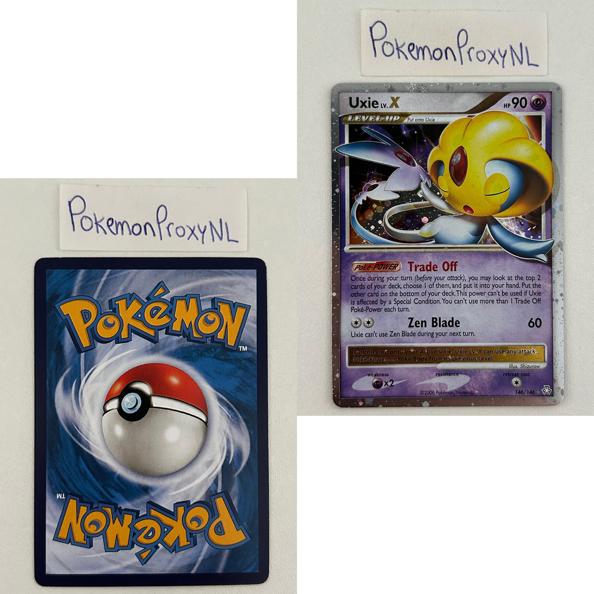 Legends Awakened Set (LA) / 2008 / PROXY Pokémon TCG card(s)