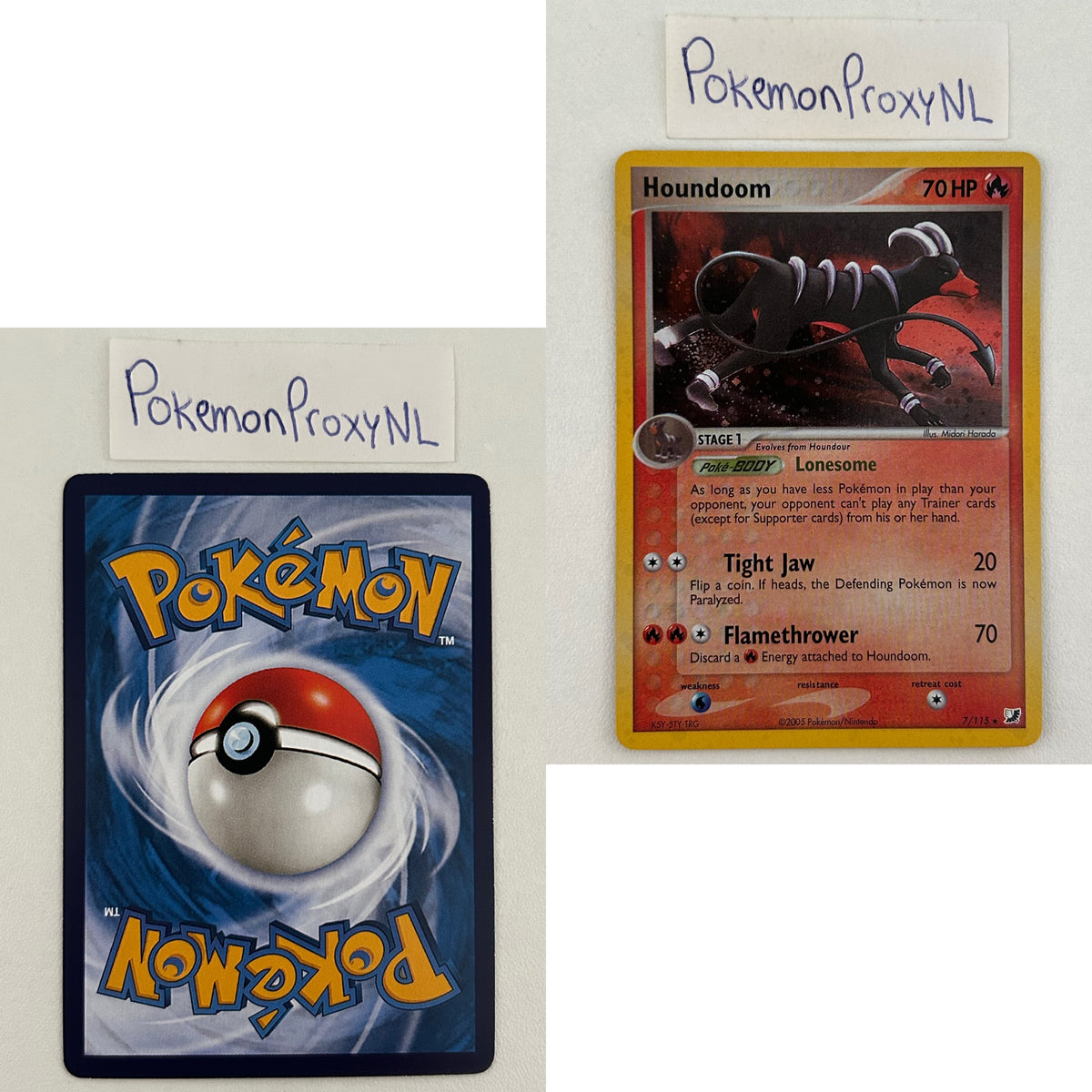 Unseen Forces Set (UF) / 2005 / PROXY Pokémon TCG card(s)