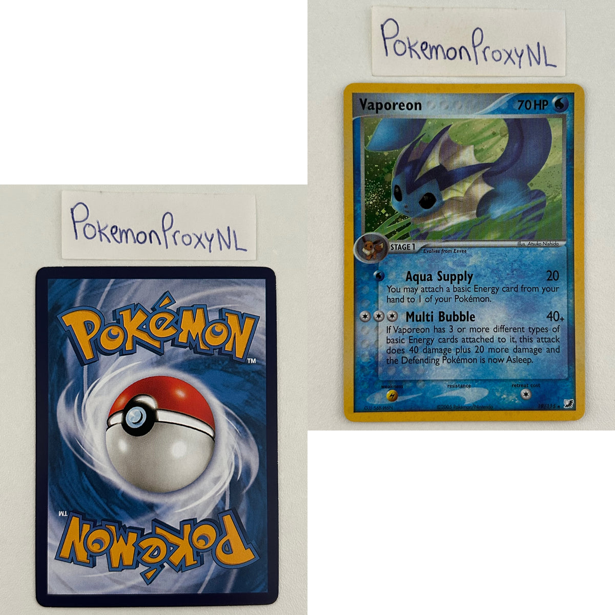 Unseen Forces Set (UF) / 2005 / PROXY Pokémon TCG card(s)