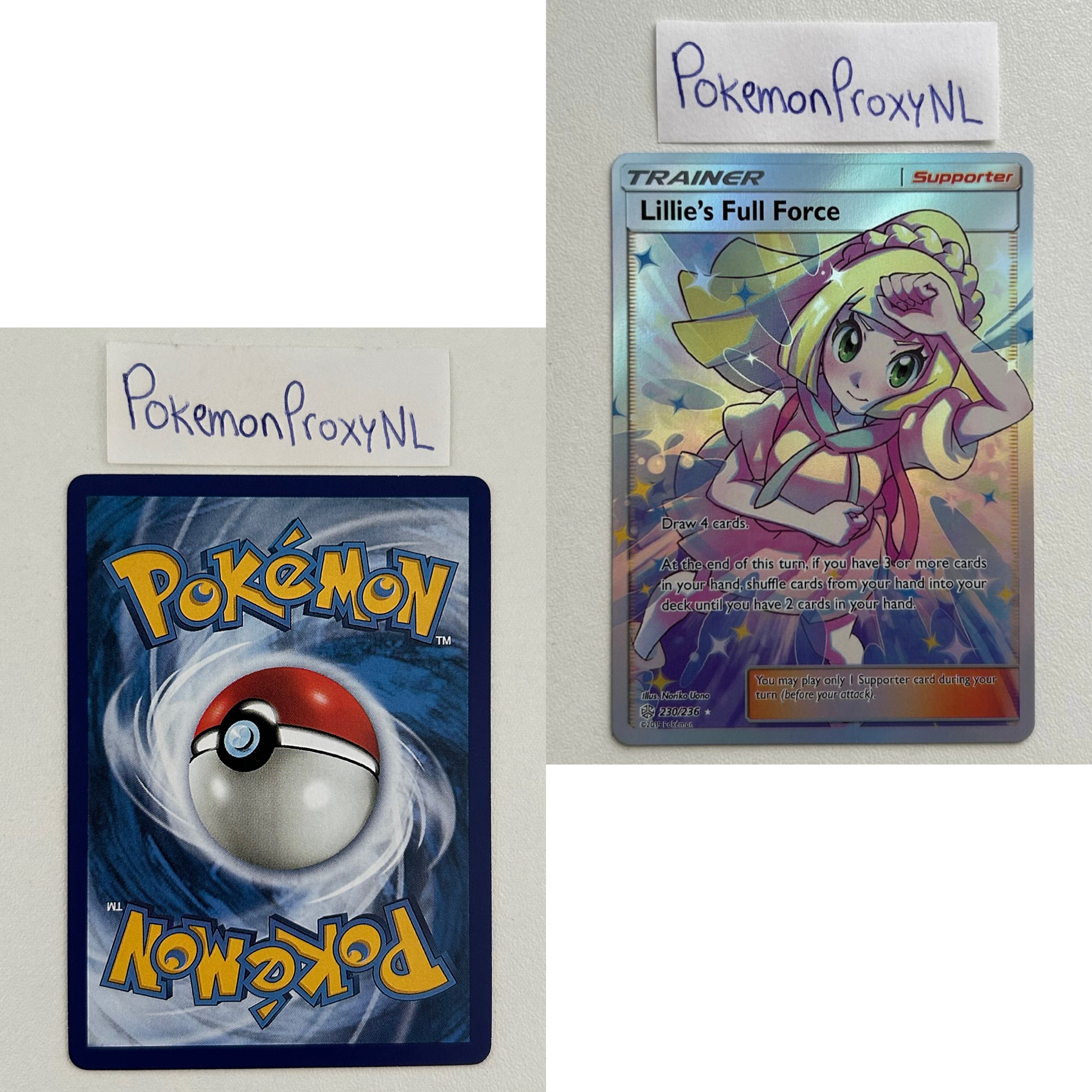 Cosmic Eclipse Set (CEC) / 001/236 - 143a/236 / 2019-2020 / PROXY Pokémon TCG card(s)