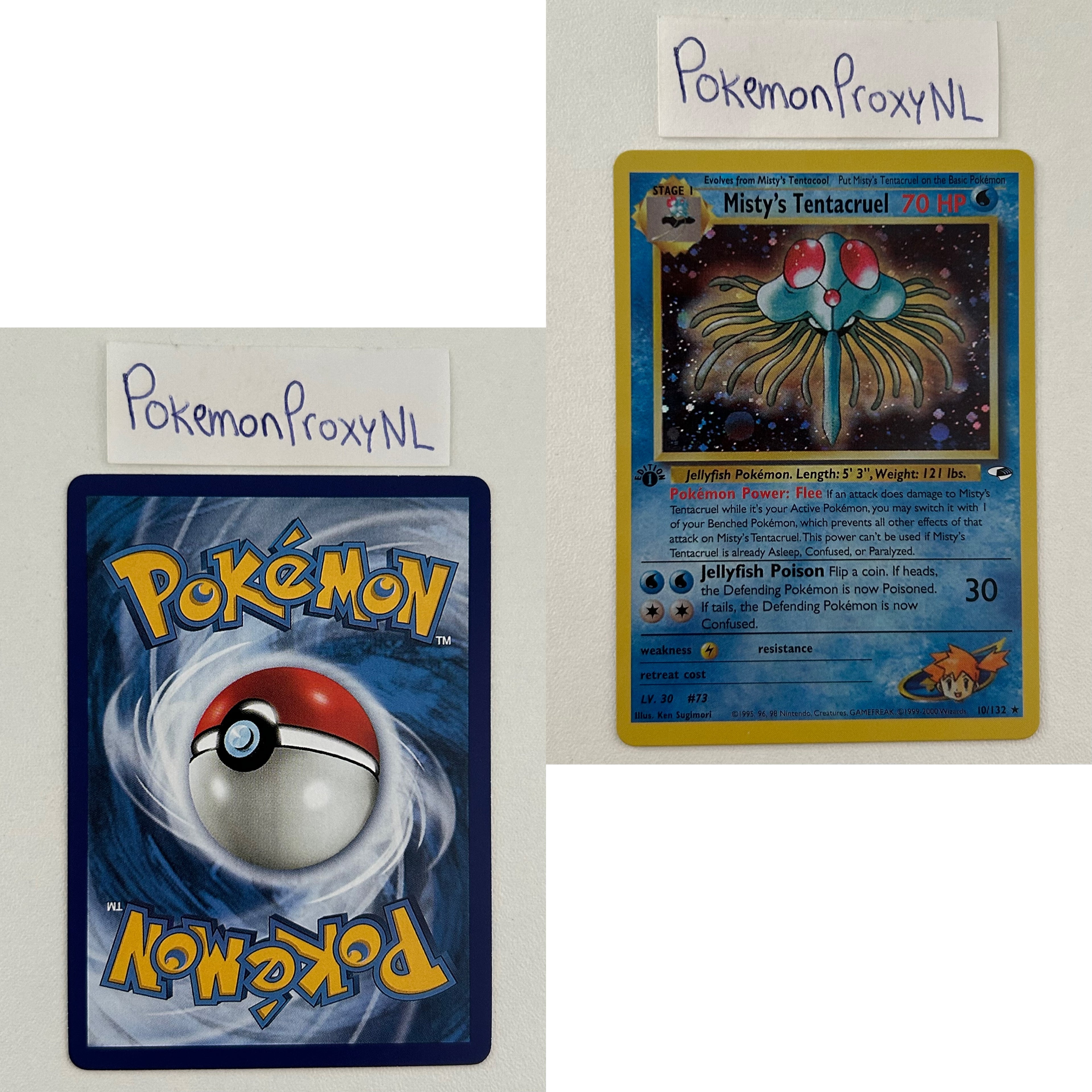 Gym Heroes Set (first edition) (G1) / 1/132 - 132/132 / 1999 / PROXY Pokémon TCG card(s)