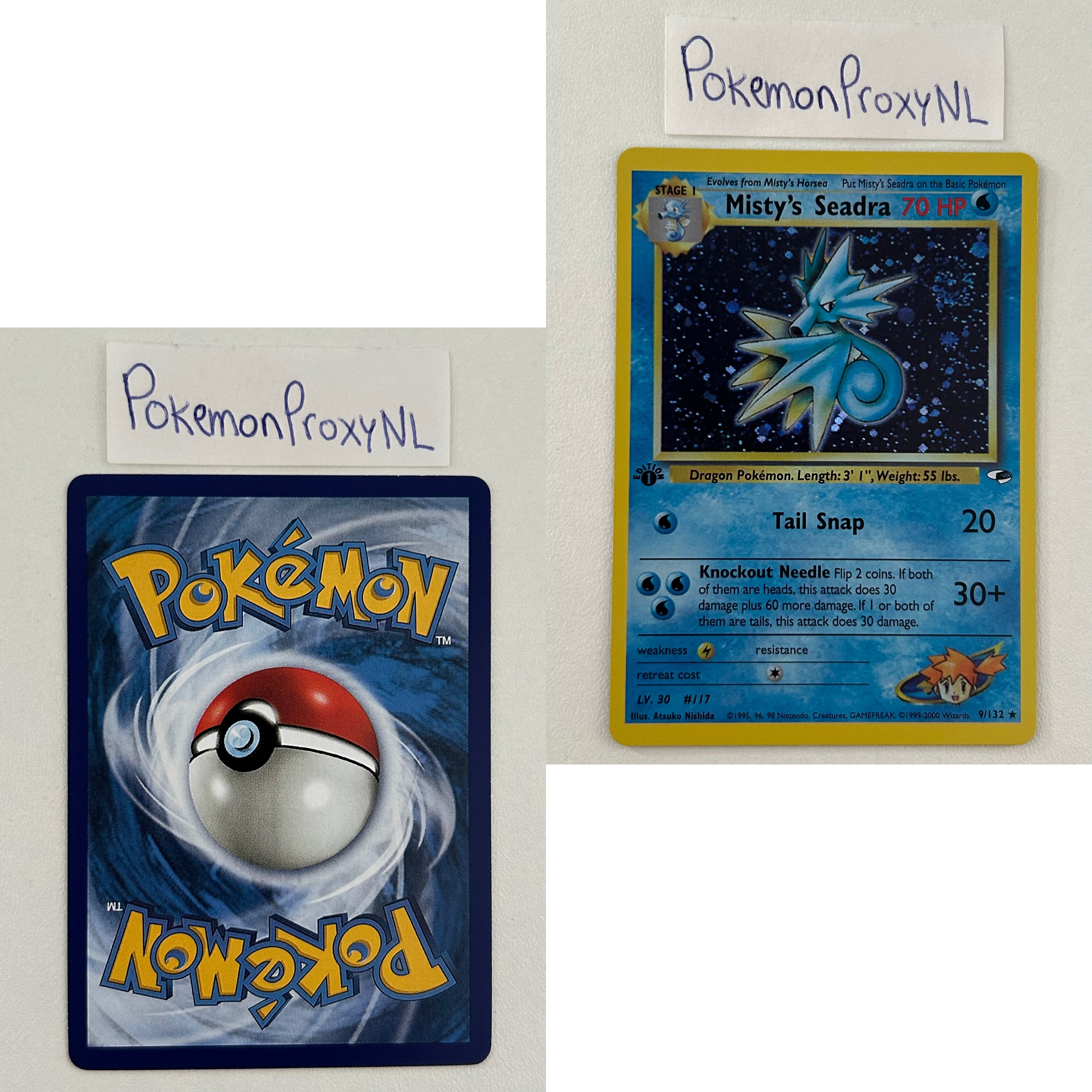 Gym Heroes Set (first edition) (G1) / 1/132 - 132/132 / 1999 / PROXY Pokémon TCG card(s)