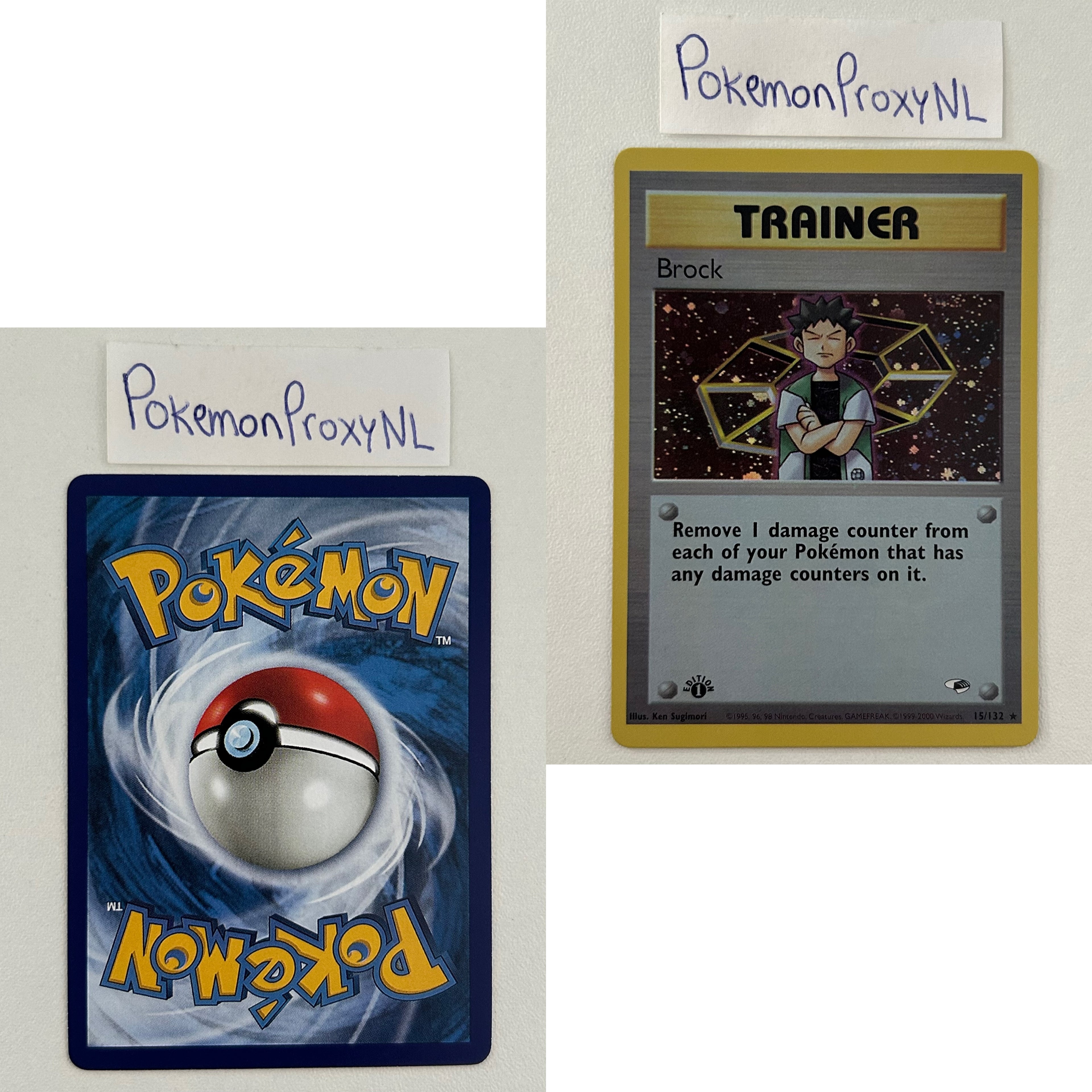 Gym Heroes Set (first edition) (G1) / 1/132 - 132/132 / 1999 / PROXY Pokémon TCG card(s)