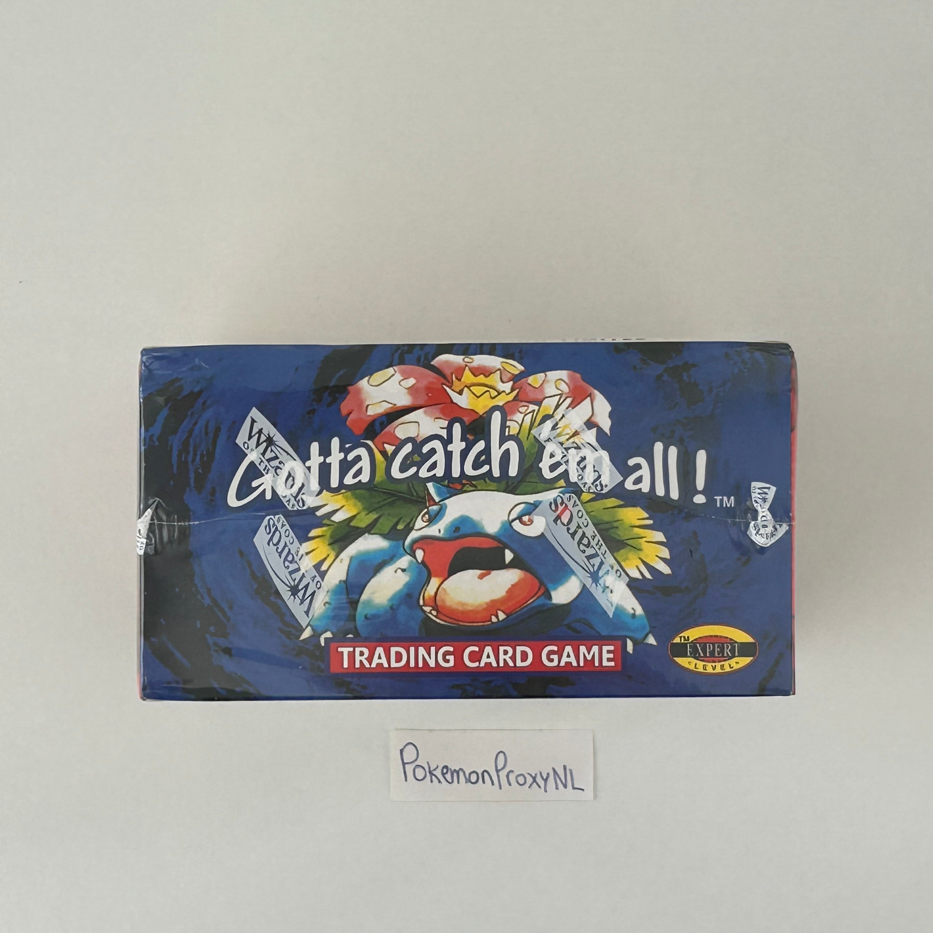 Boosterbox: Base Set Set (first edition + shadowless) (BS) / 1/102 - 102/102 / 1999 / PROXY Pokémon TCG card(s)