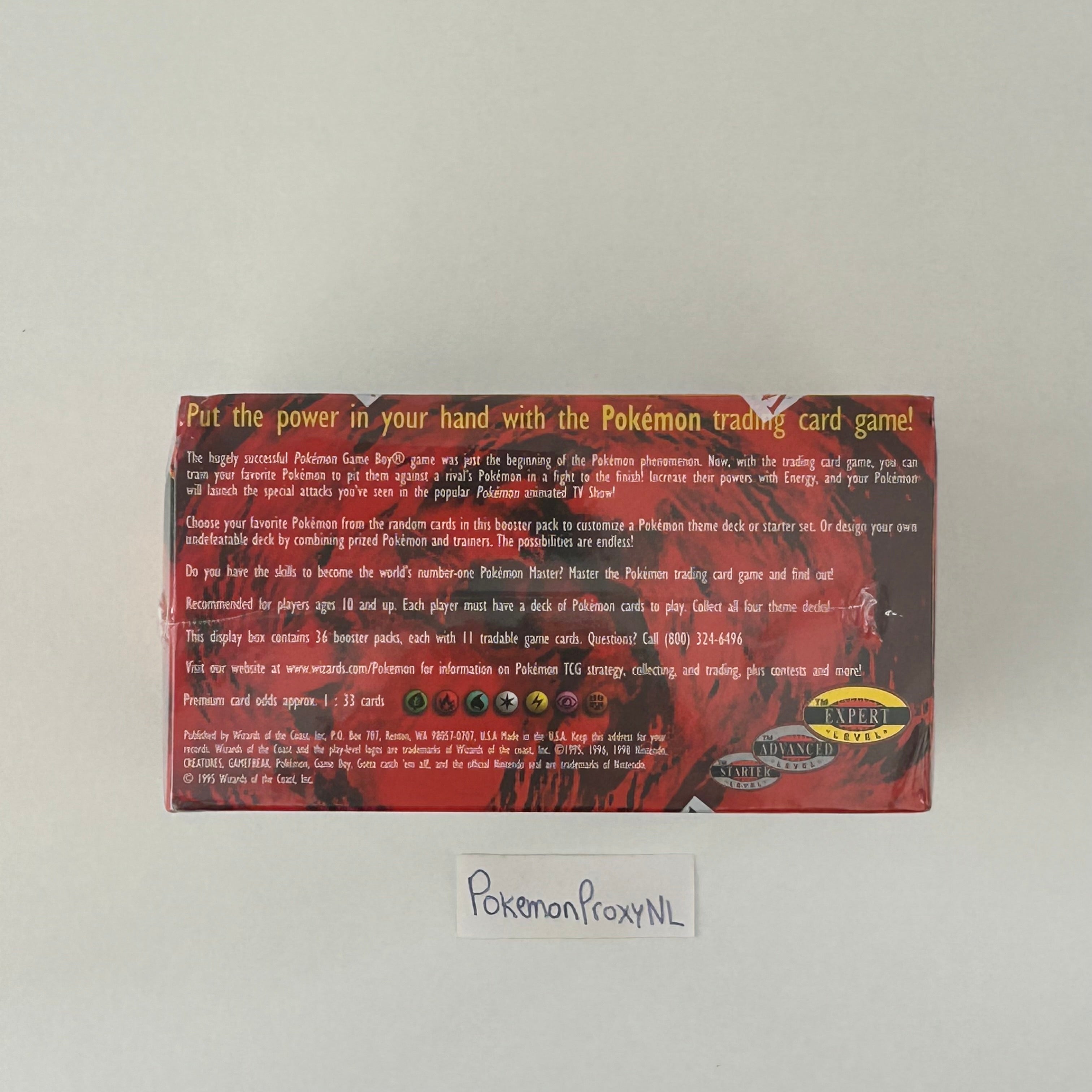 Boosterbox: Base Set Set (first edition + shadowless) (BS) / 1/102 - 102/102 / 1999 / PROXY Pokémon TCG card(s)