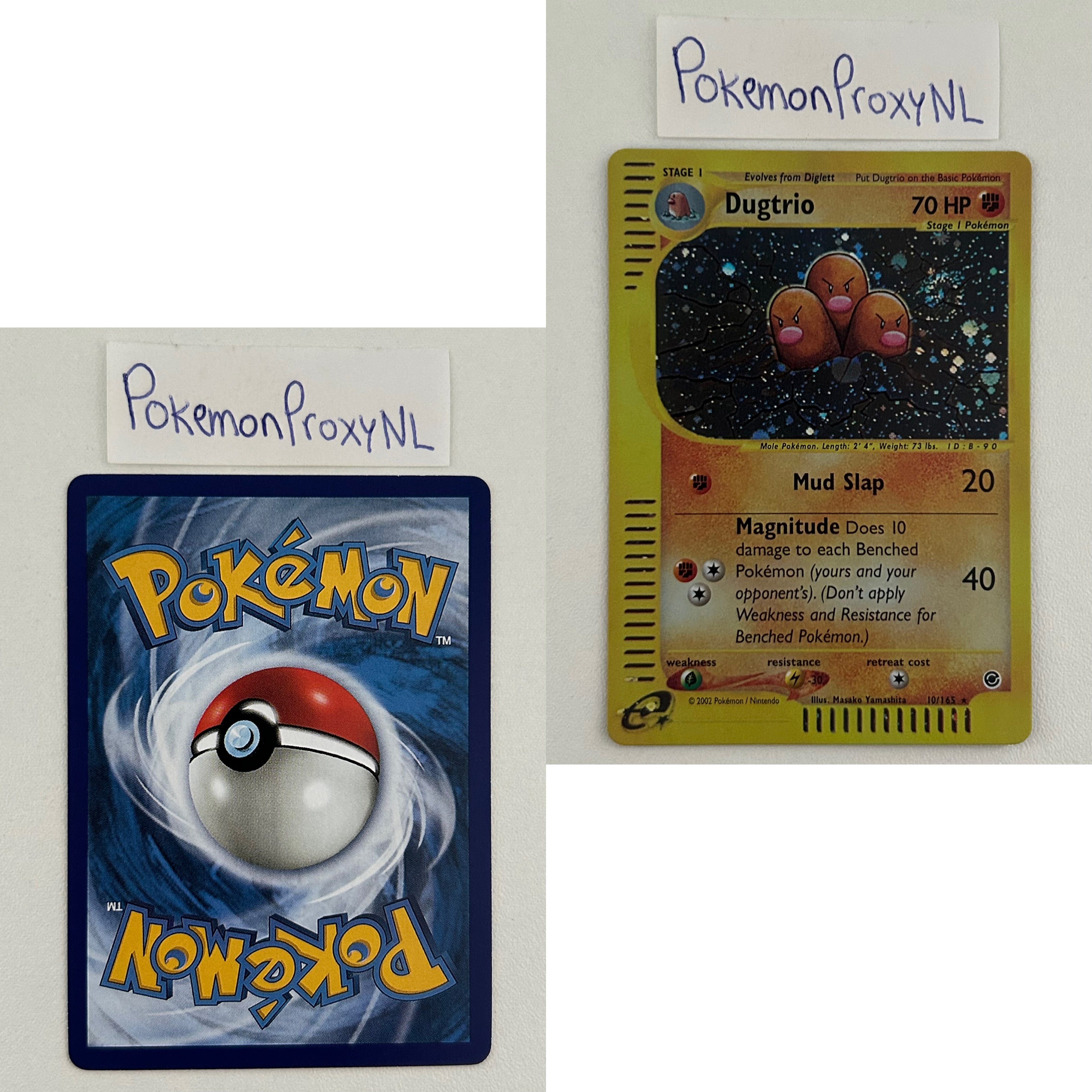 Expedition Set (EX) / 1/165 - 165/165 / 2002 / PROXY Pokémon TCG card(s)