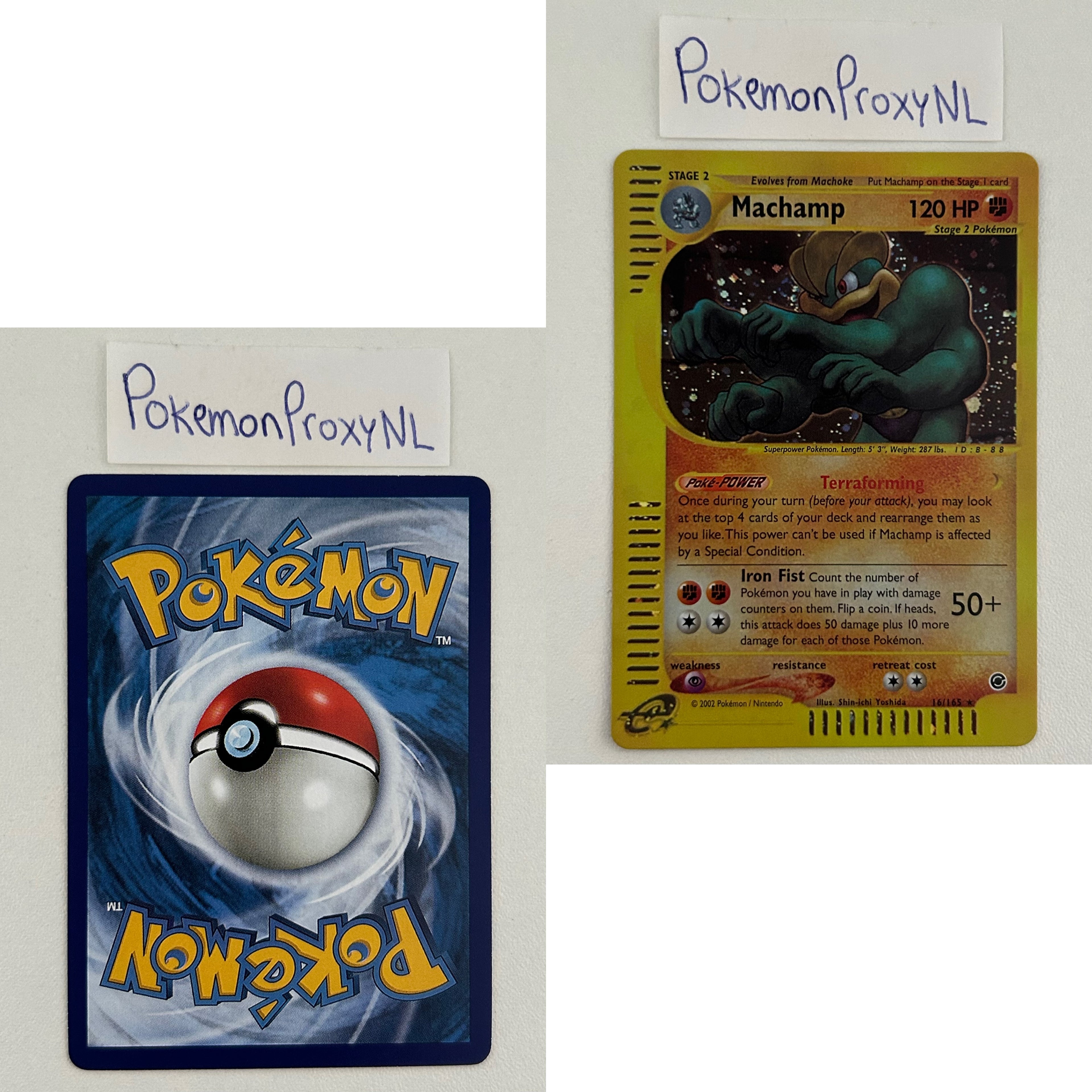 Expedition Set (EX) / 1/165 - 165/165 / 2002 / PROXY Pokémon TCG card(s)