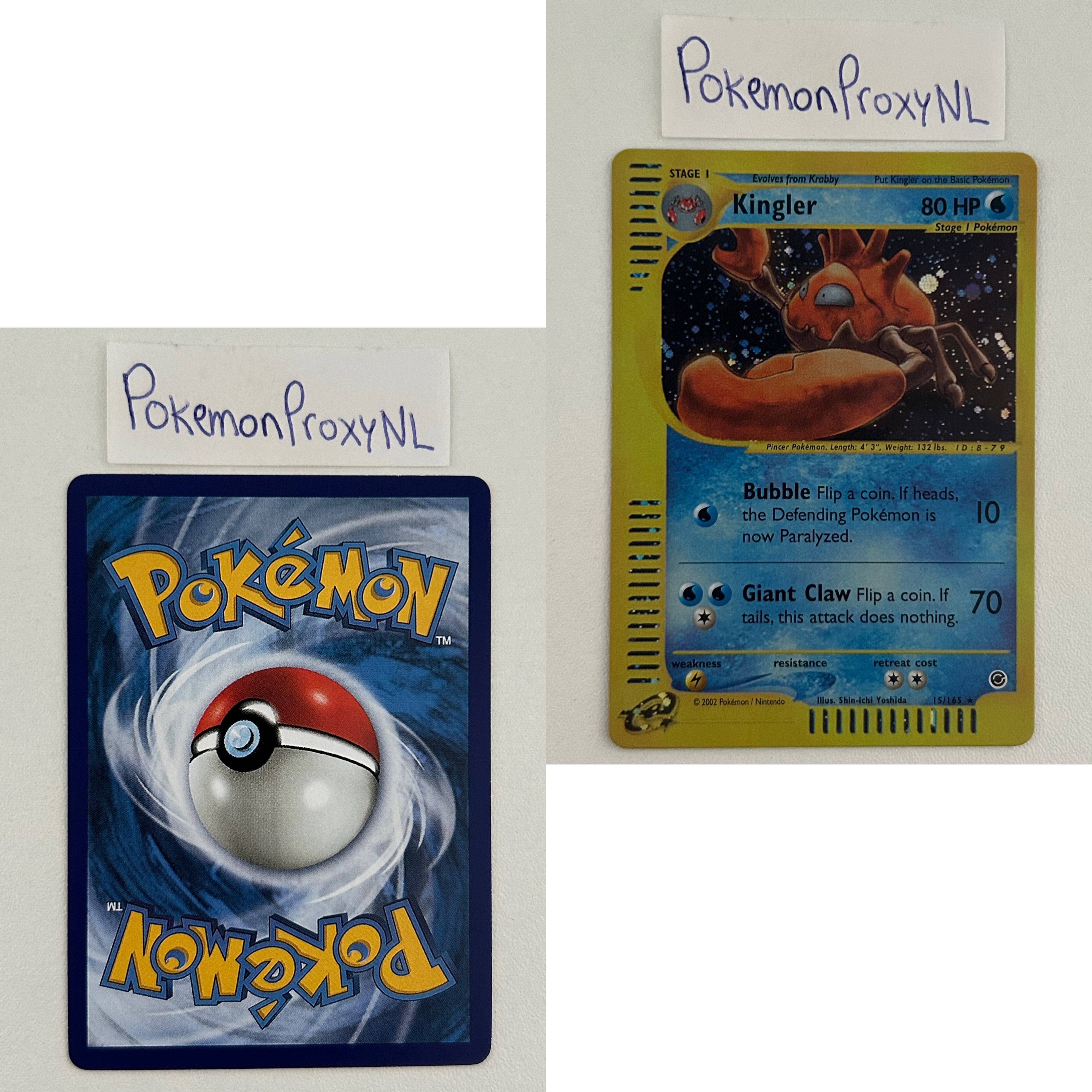 Expedition Set (EX) / 1/165 - 165/165 / 2002 / PROXY Pokémon TCG card(s)
