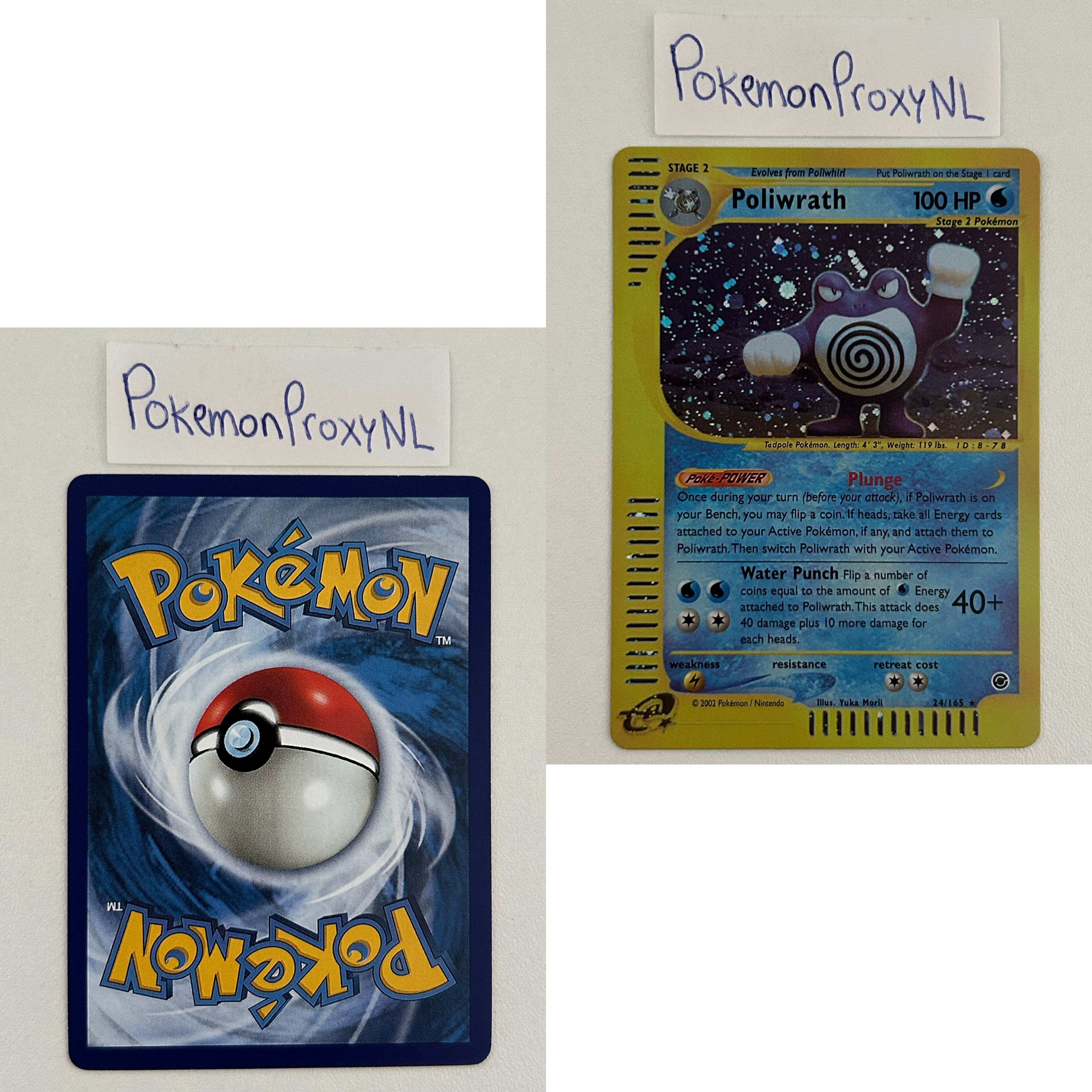 Expedition Set (EX) / 1/165 - 165/165 / 2002 / PROXY Pokémon TCG card(s)