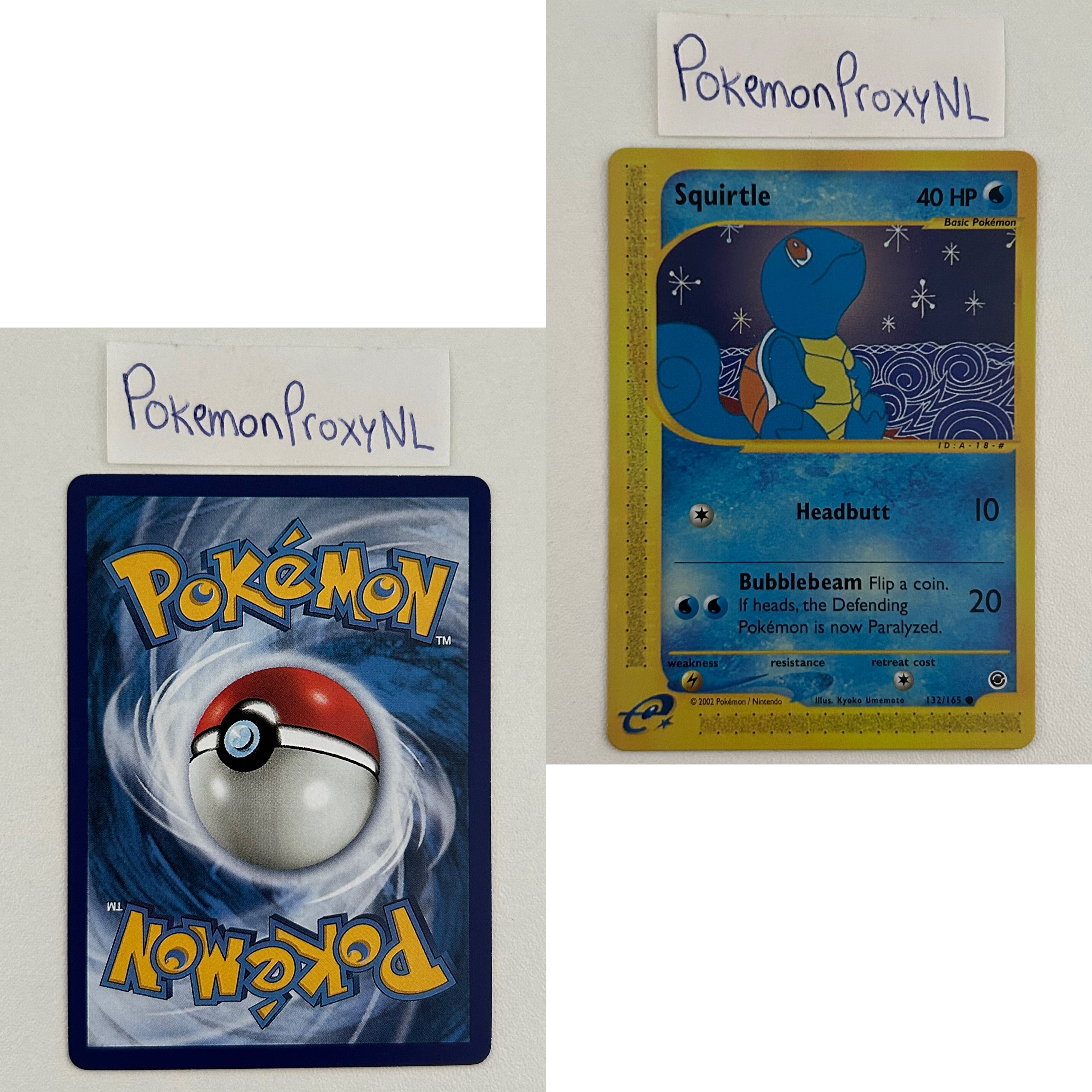 Expedition Set (EX) / 1/165 - 165/165 / 2002 / PROXY Pokémon TCG card(s)