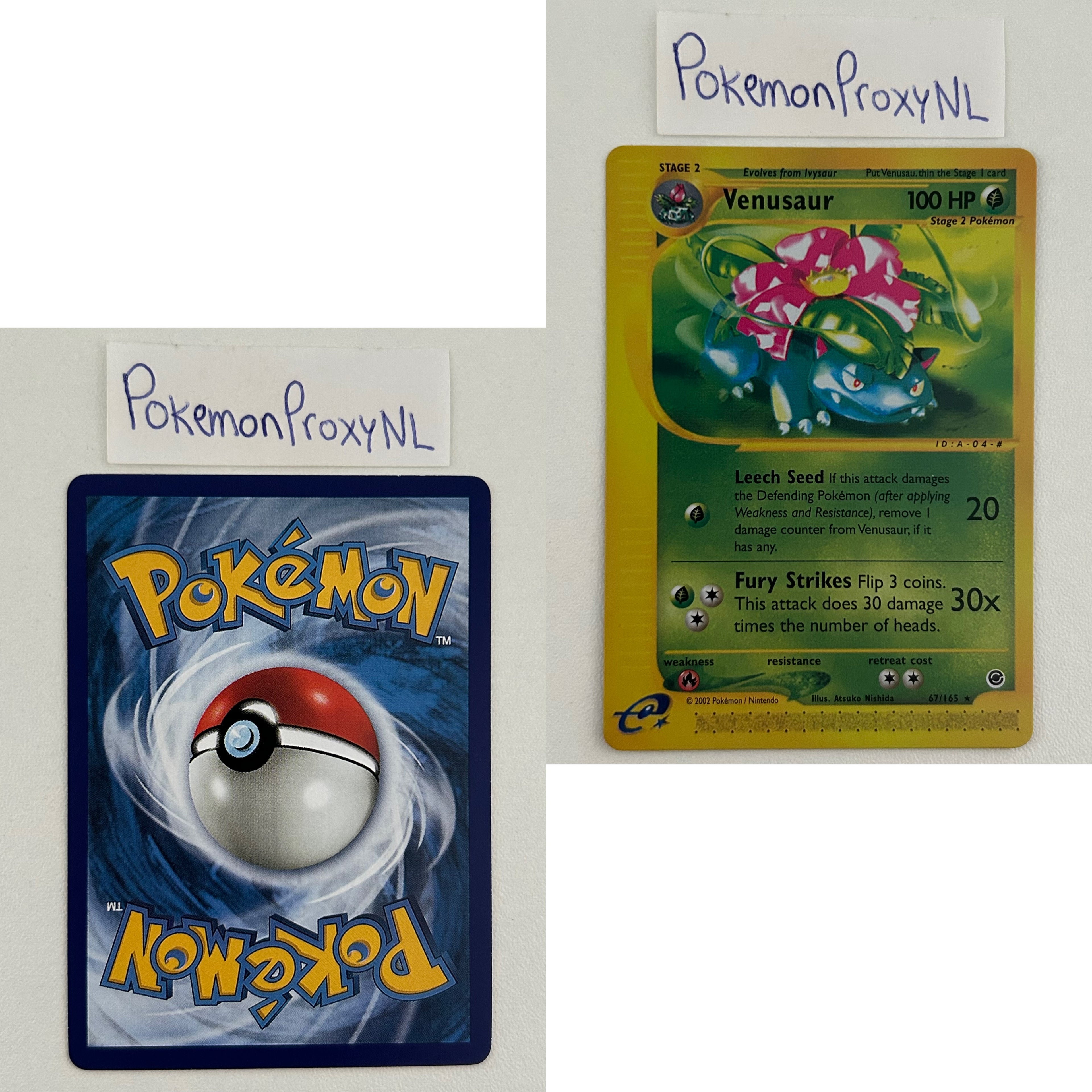 Expedition Set (EX) / 1/165 - 165/165 / 2002 / PROXY Pokémon TCG card(s)
