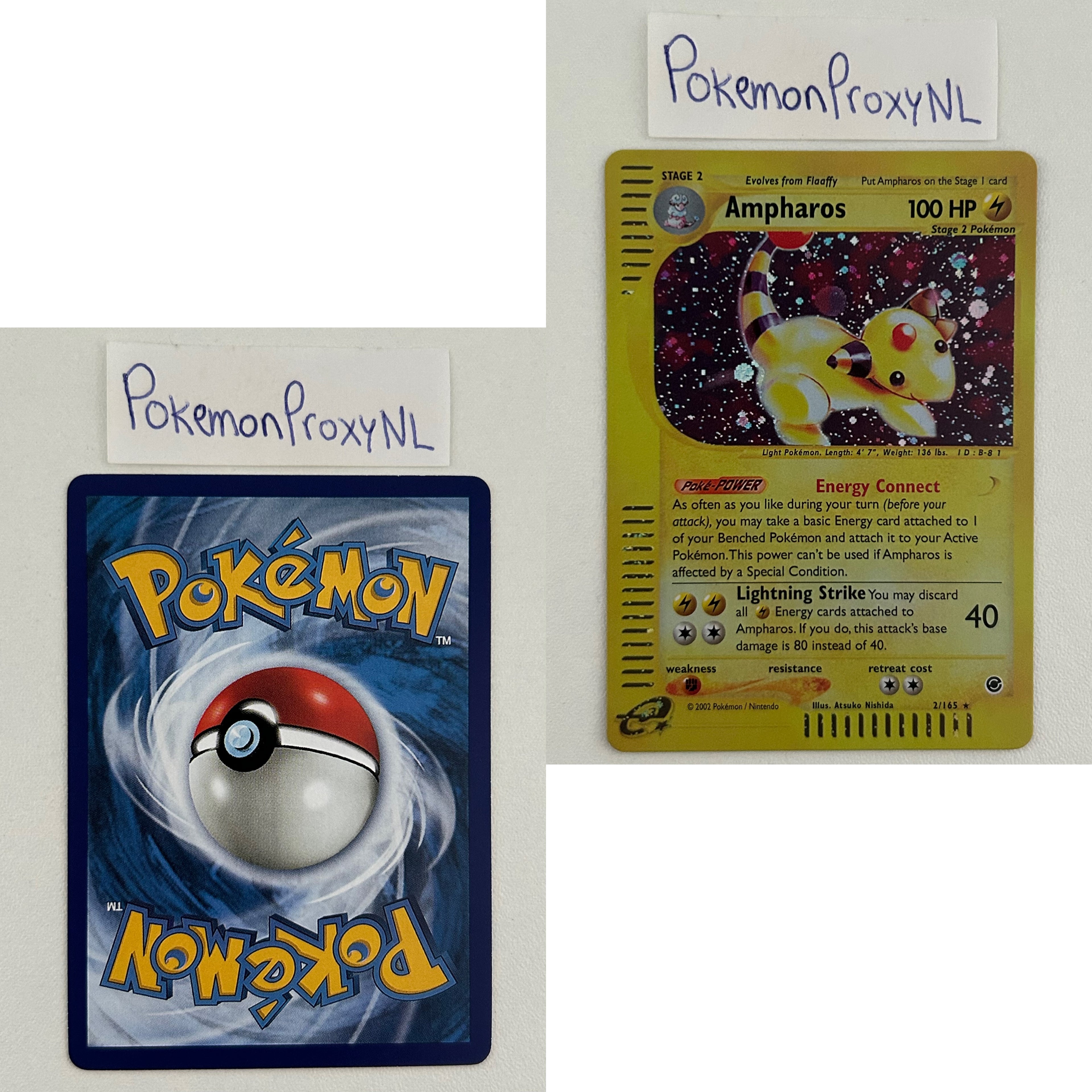 Expedition Set (EX) / 1/165 - 165/165 / 2002 / PROXY Pokémon TCG card(s)