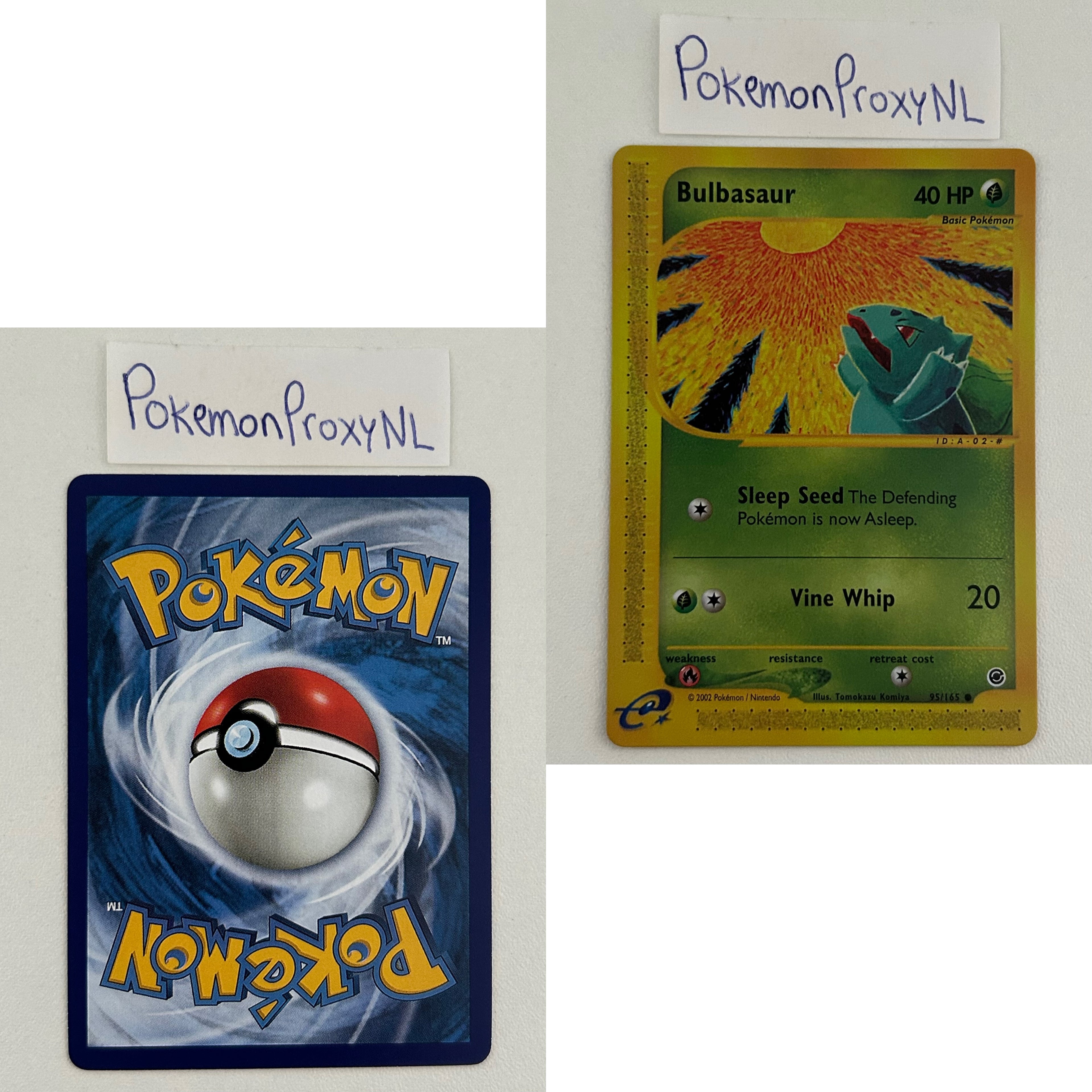 Expedition Set (EX) / 1/165 - 165/165 / 2002 / PROXY Pokémon TCG card(s)