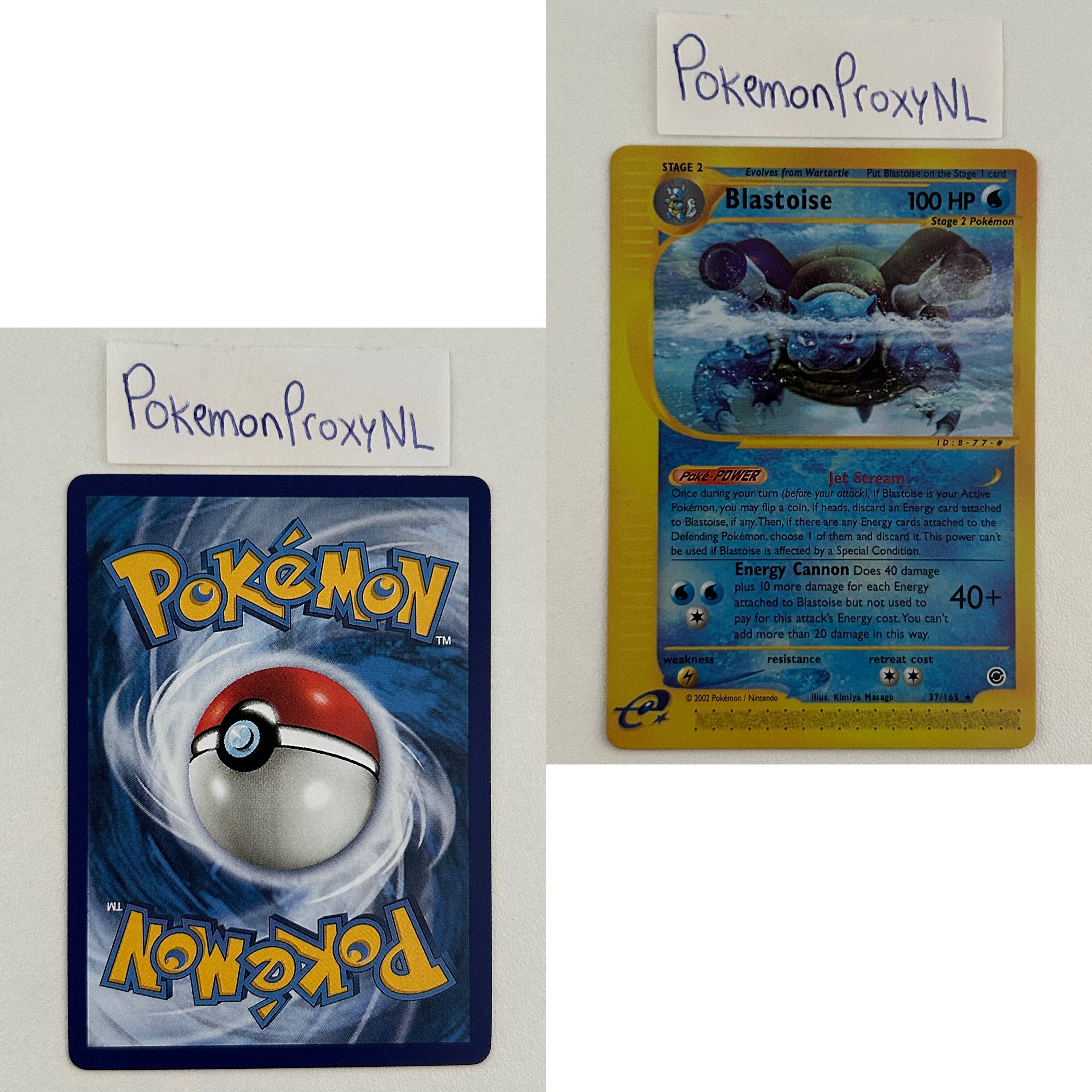 Expedition Set (EX) / 1/165 - 165/165 / 2002 / PROXY Pokémon TCG card(s)