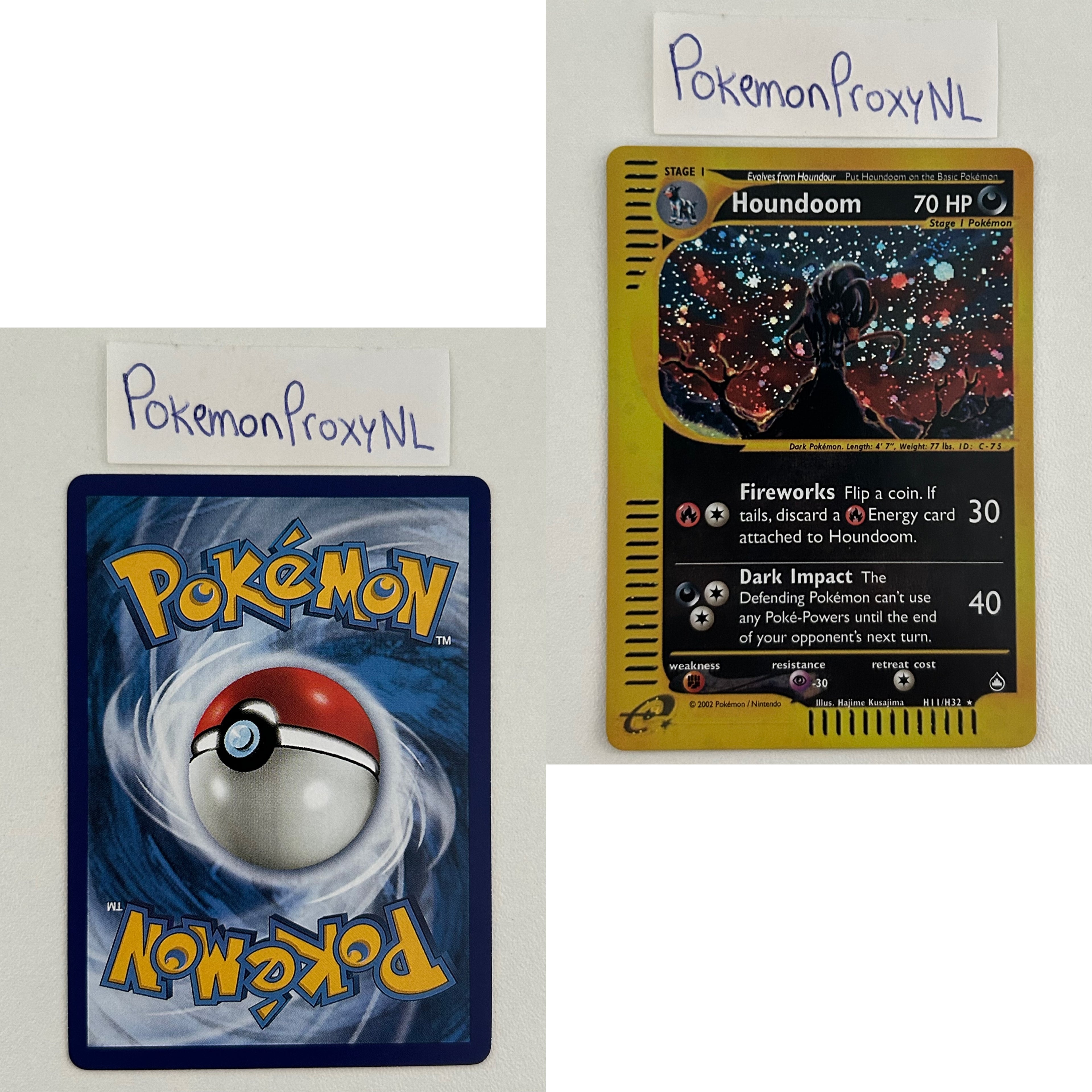 Aquapolis Set (AQ) / H1/147 - 150/147 / 2003 / PROXY Pokémon TCG card(s)