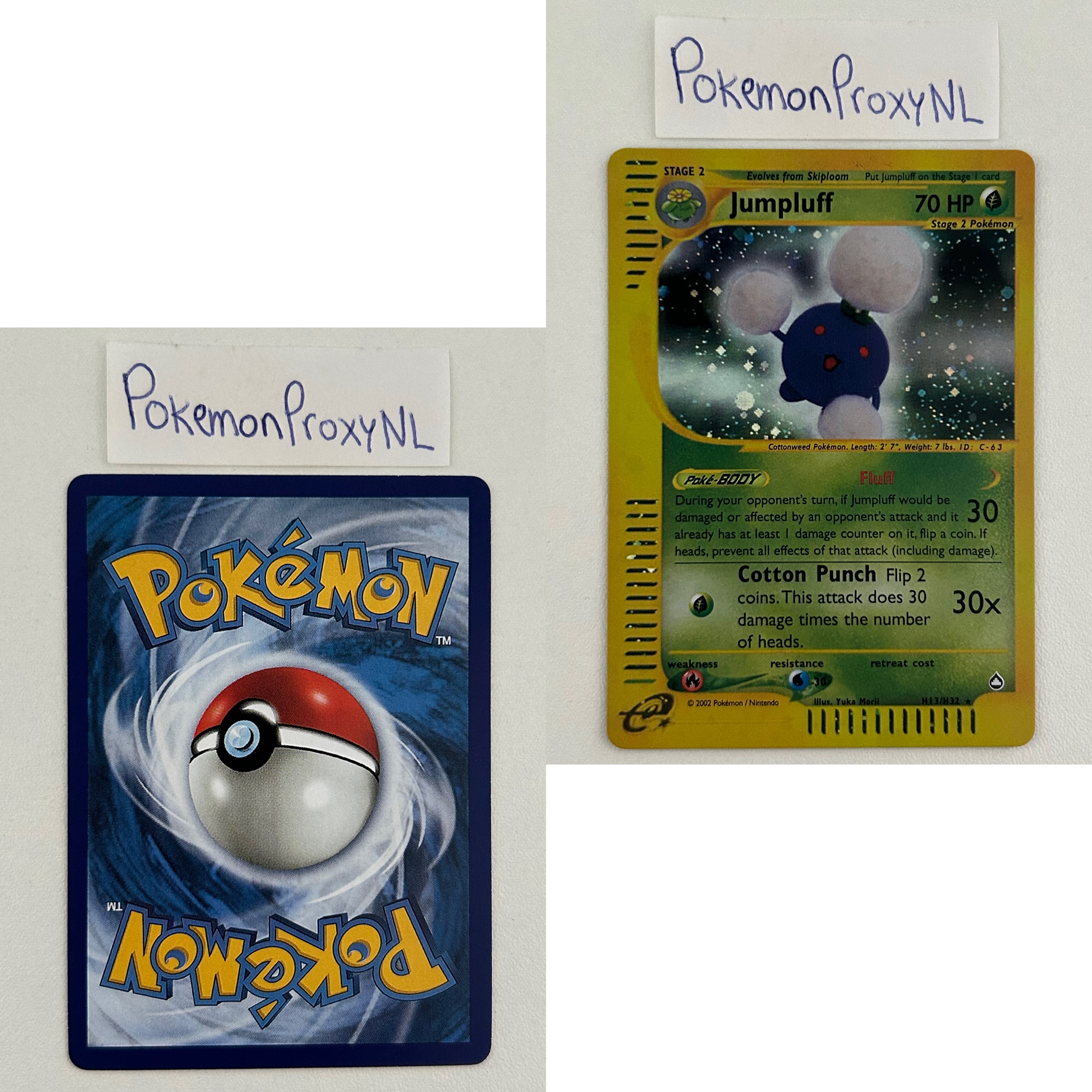 Aquapolis Set (AQ) / H1/147 - 150/147 / 2003 / PROXY Pokémon TCG card(s)