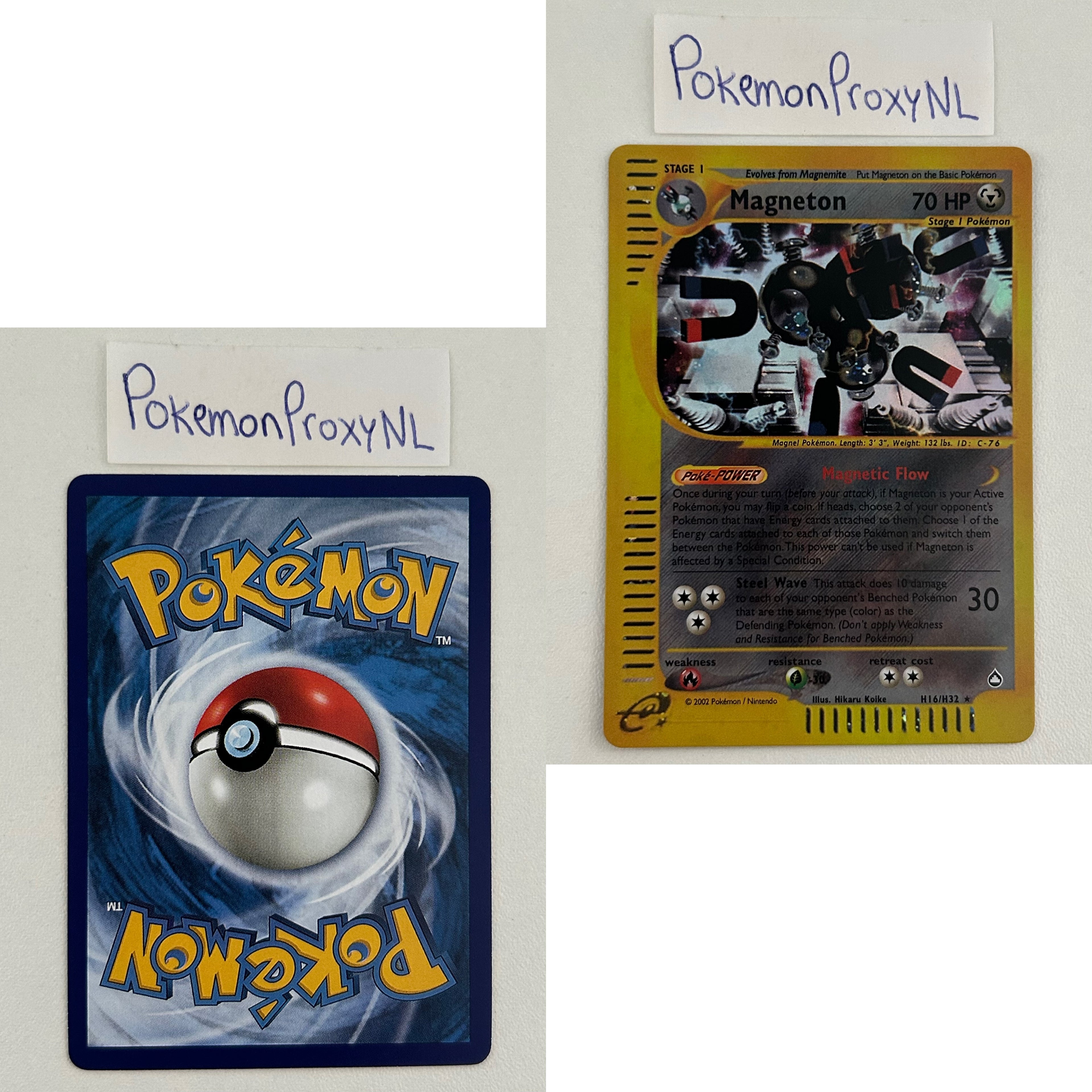 Aquapolis Set (AQ) / H1/147 - 150/147 / 2003 / PROXY Pokémon TCG card(s)