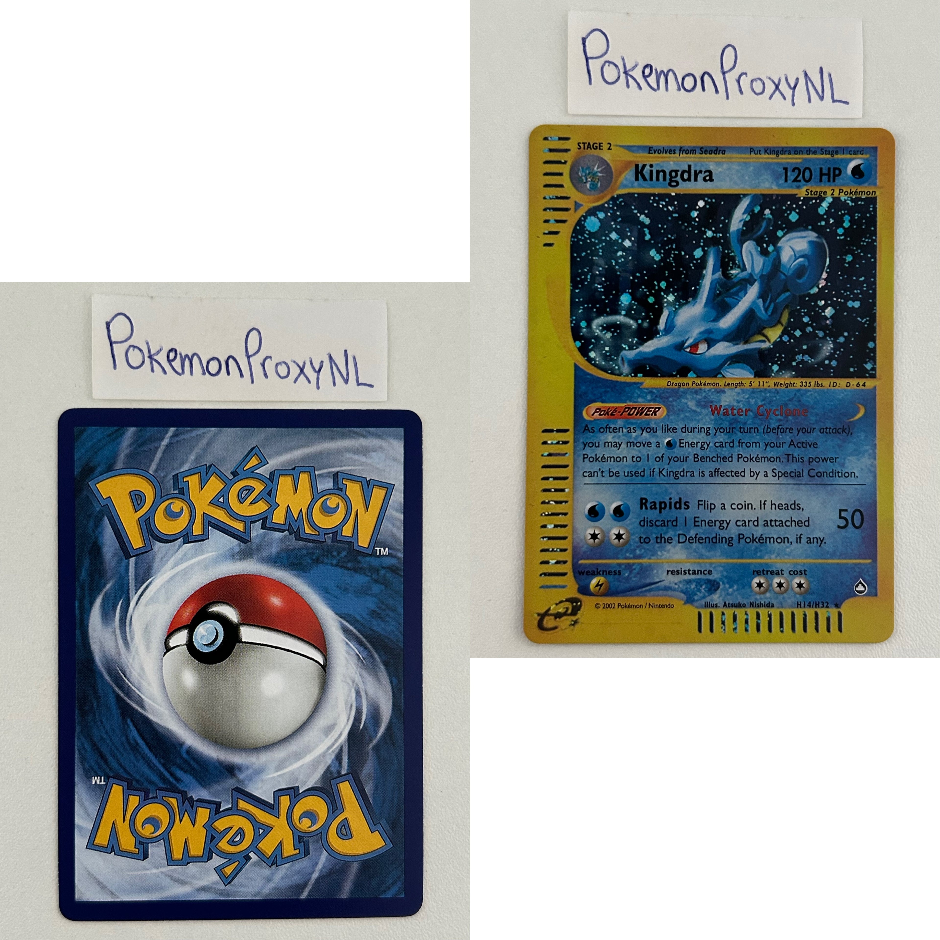 Aquapolis Set (AQ) / H1/147 - 150/147 / 2003 / PROXY Pokémon TCG card(s)