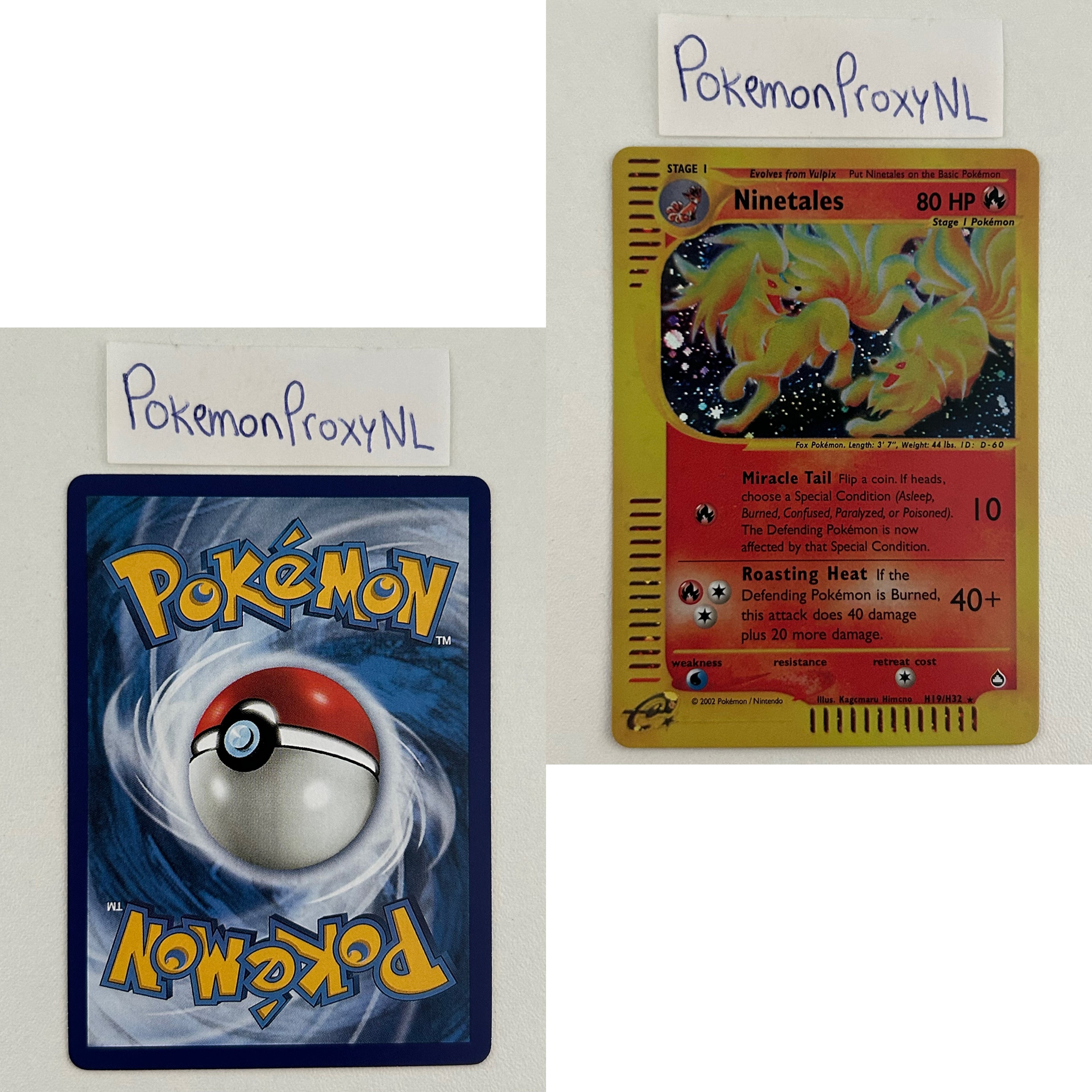 Aquapolis Set (AQ) / H1/147 - 150/147 / 2003 / PROXY Pokémon TCG card(s)
