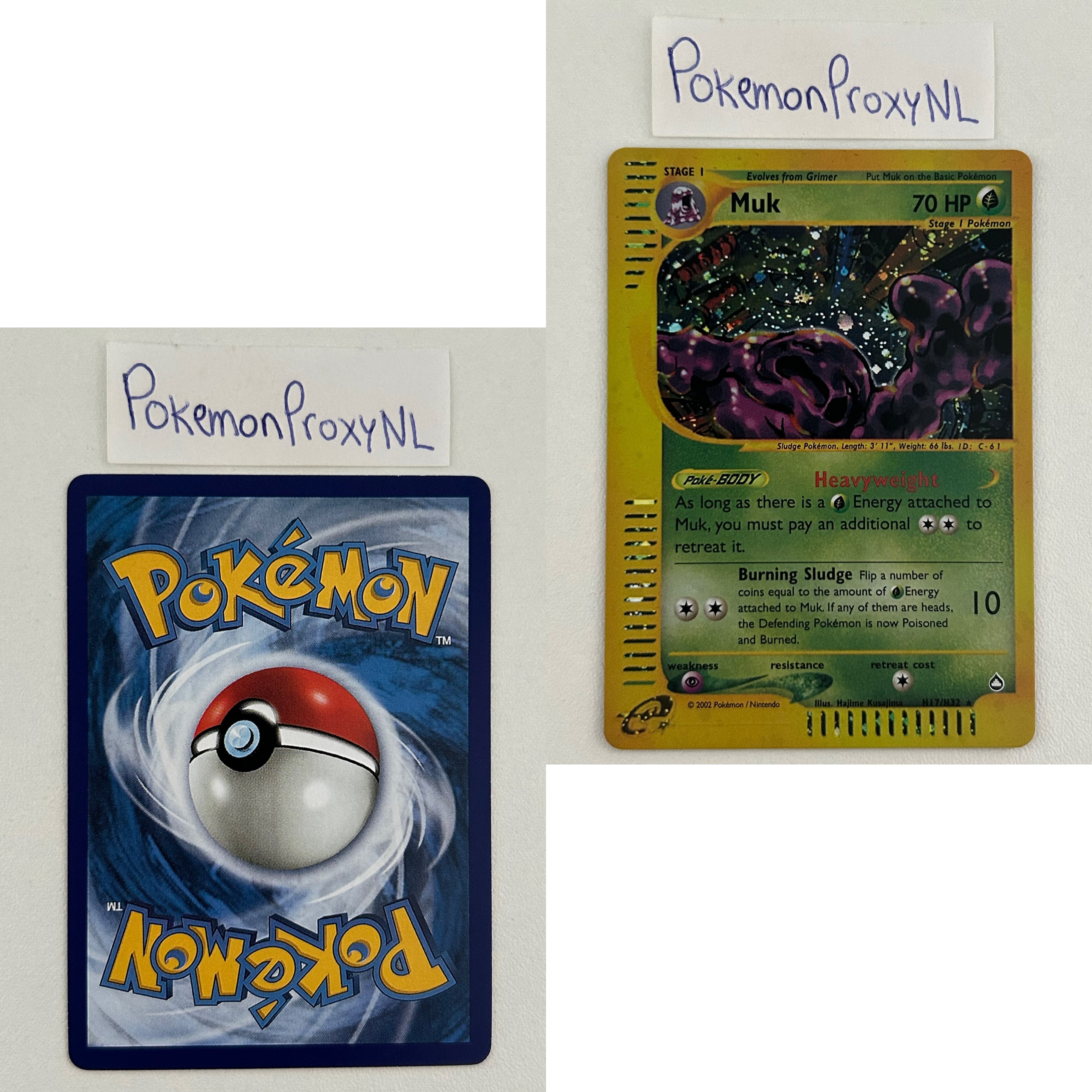 Aquapolis Set (AQ) / H1/147 - 150/147 / 2003 / PROXY Pokémon TCG card(s)