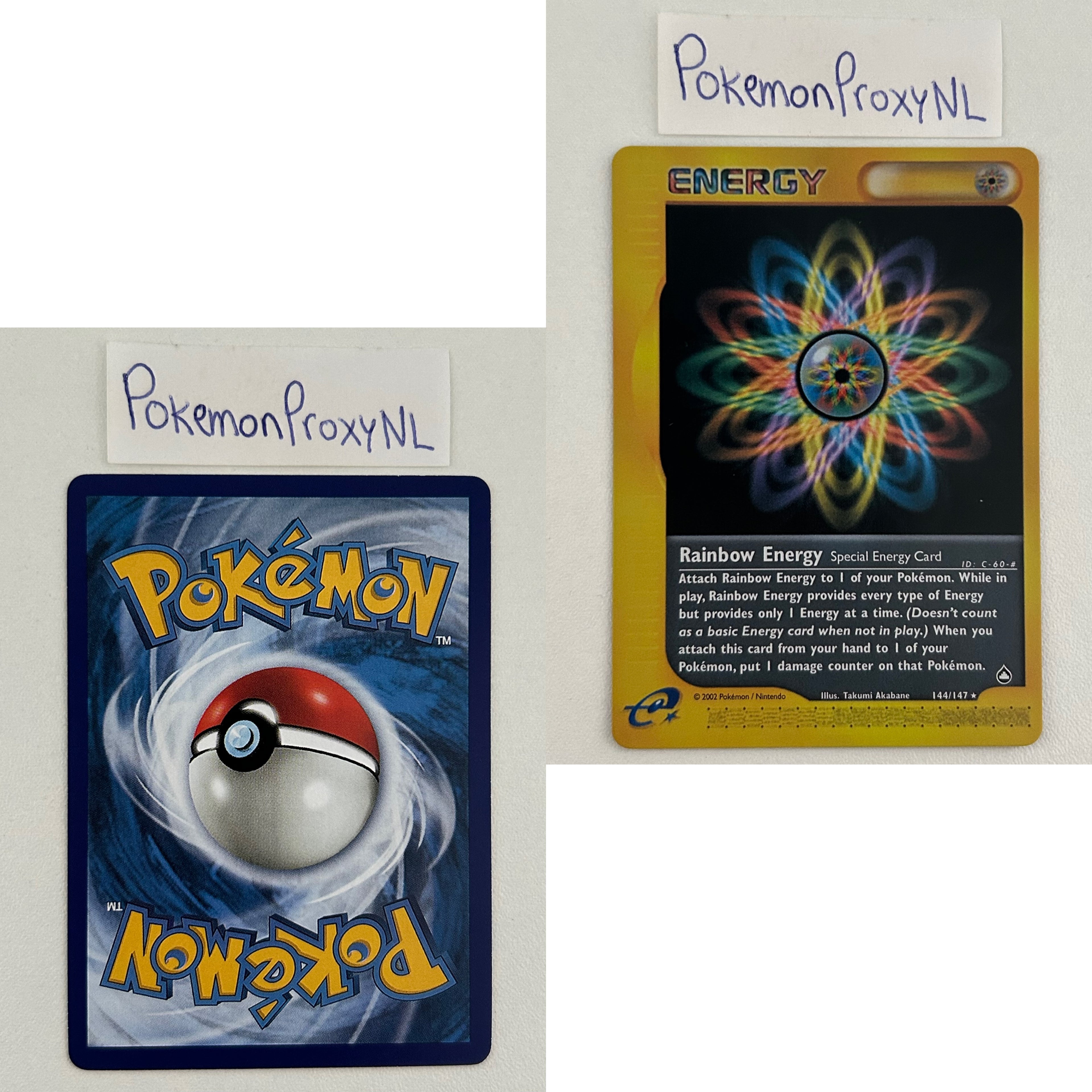 Aquapolis Set (AQ) / H1/147 - 150/147 / 2003 / PROXY Pokémon TCG card(s)