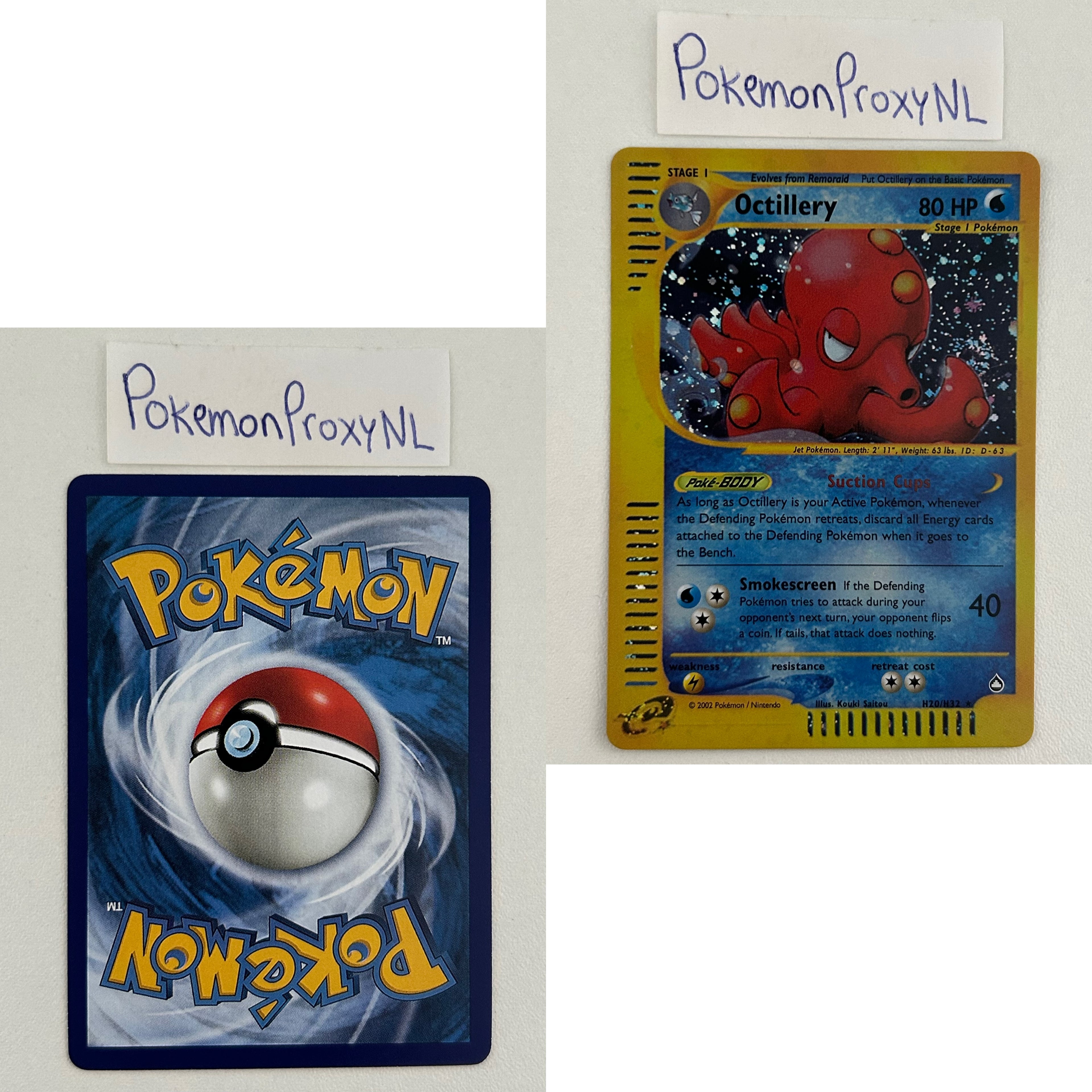 Aquapolis Set (AQ) / H1/147 - 150/147 / 2003 / PROXY Pokémon TCG card(s)