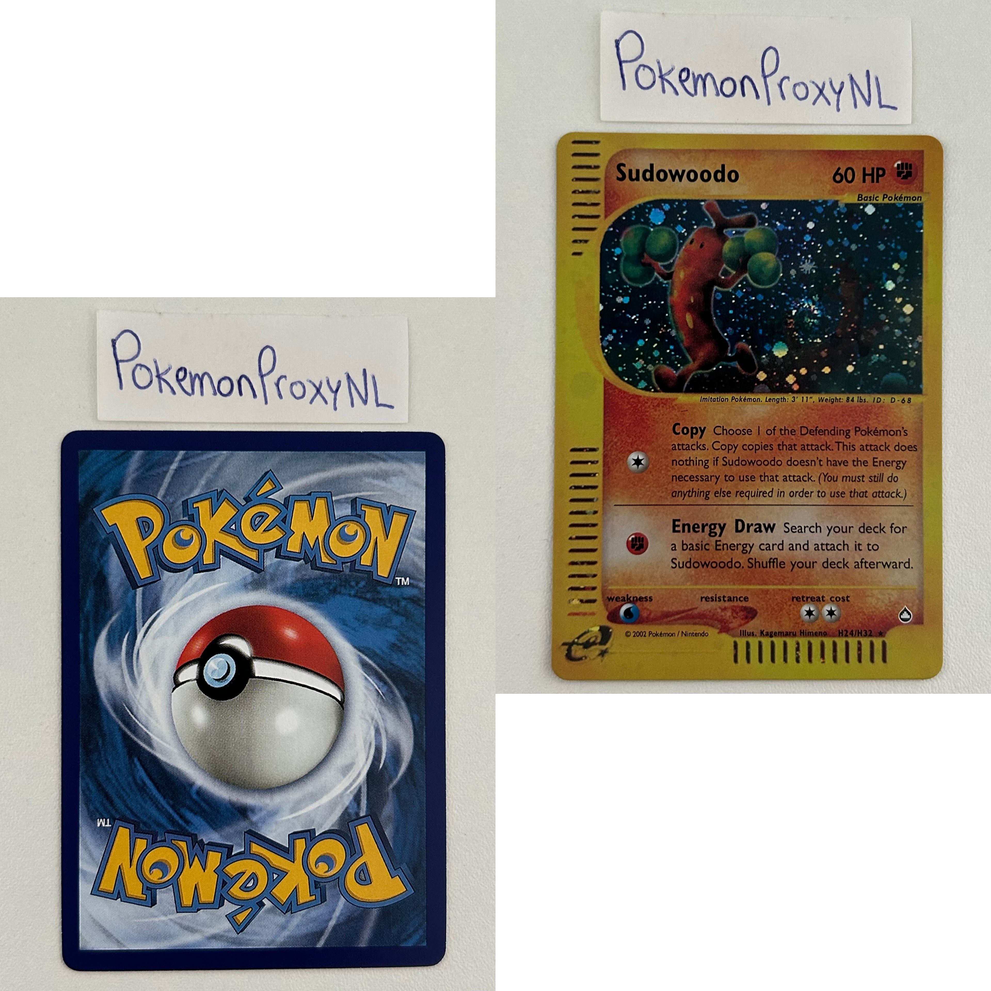 Aquapolis Set (AQ) / H1/147 - 150/147 / 2003 / PROXY Pokémon TCG card(s)