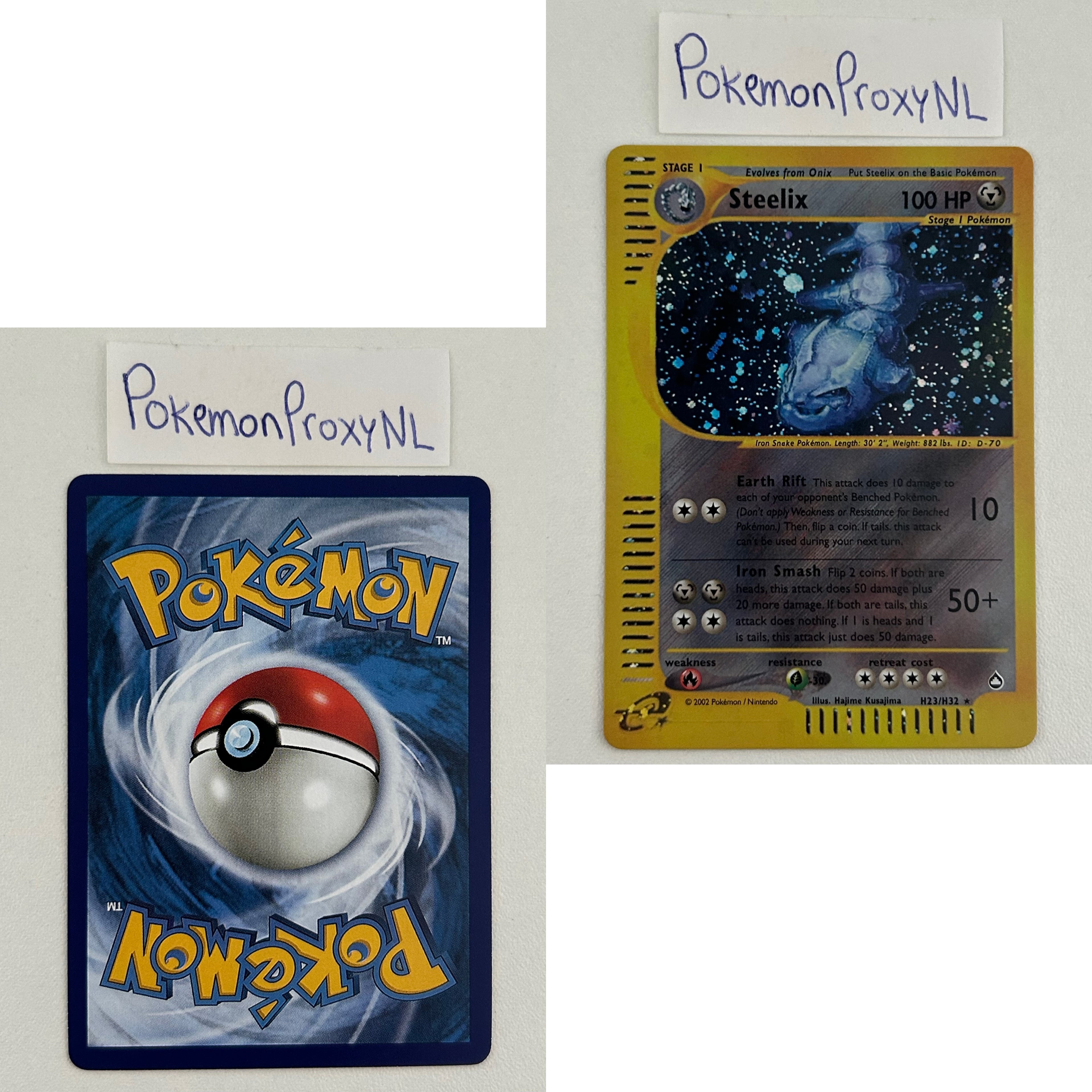 Aquapolis Set (AQ) / H1/147 - 150/147 / 2003 / PROXY Pokémon TCG card(s)