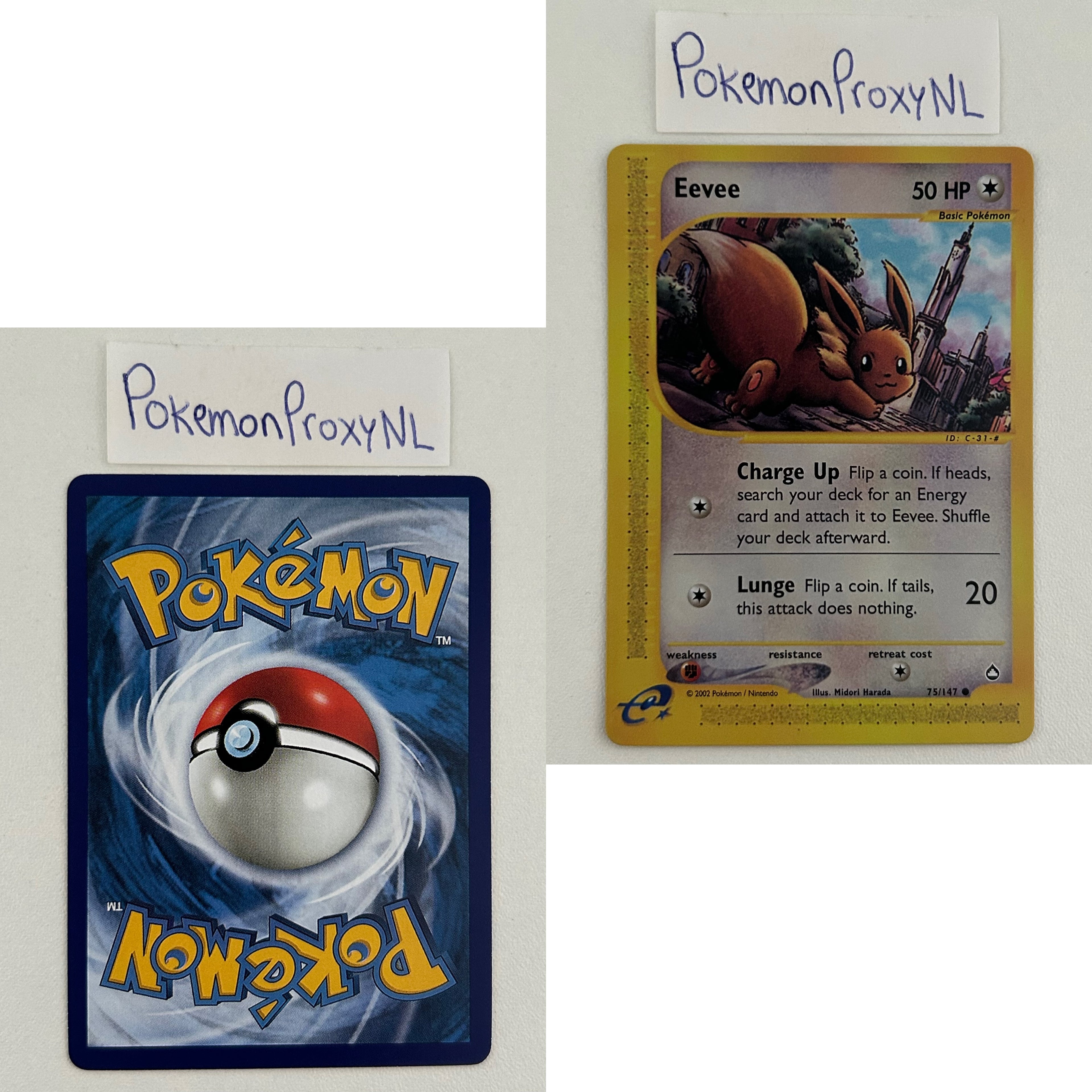 Aquapolis Set (AQ) / H1/147 - 150/147 / 2003 / PROXY Pokémon TCG card(s)