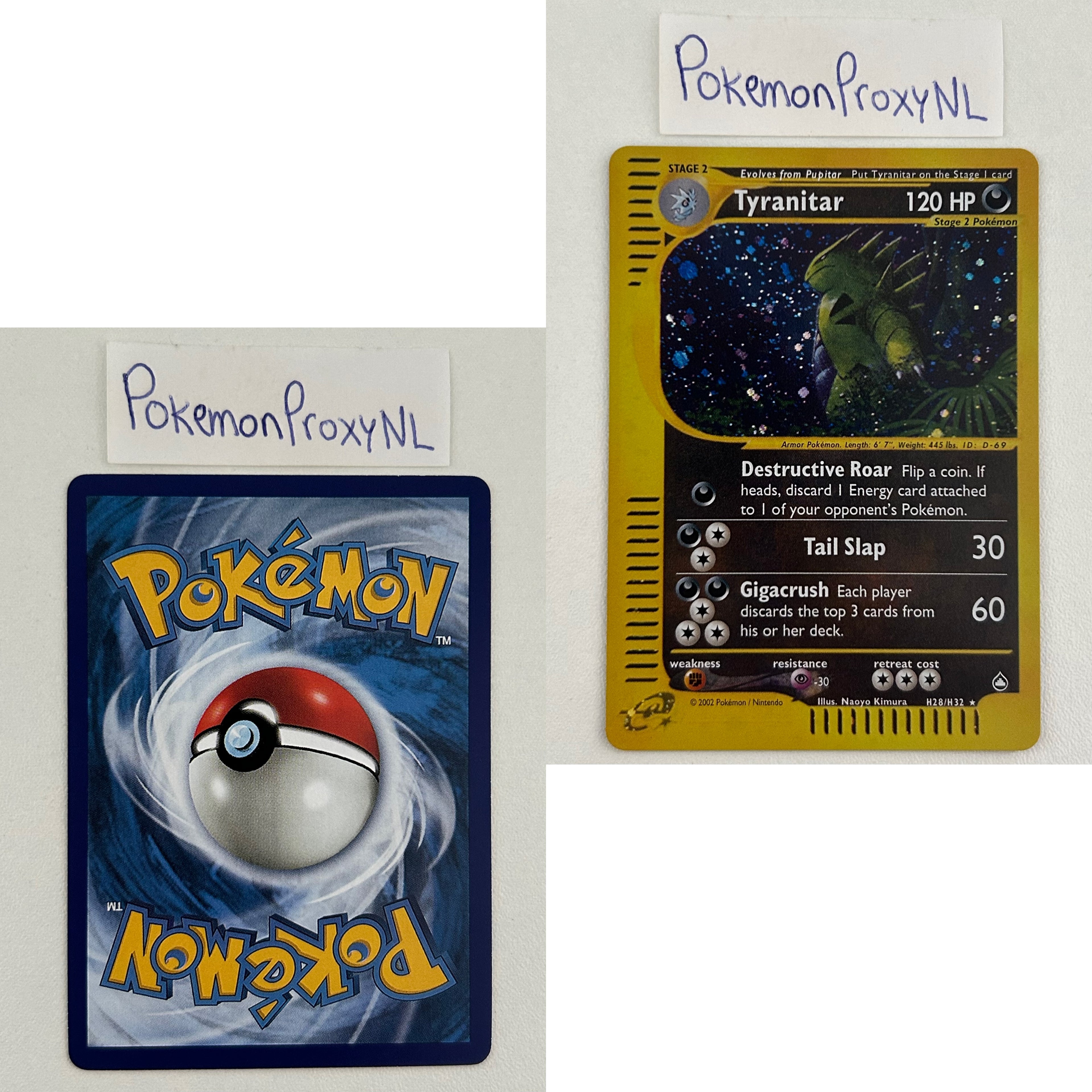 Aquapolis Set (AQ) / H1/147 - 150/147 / 2003 / PROXY Pokémon TCG card(s)