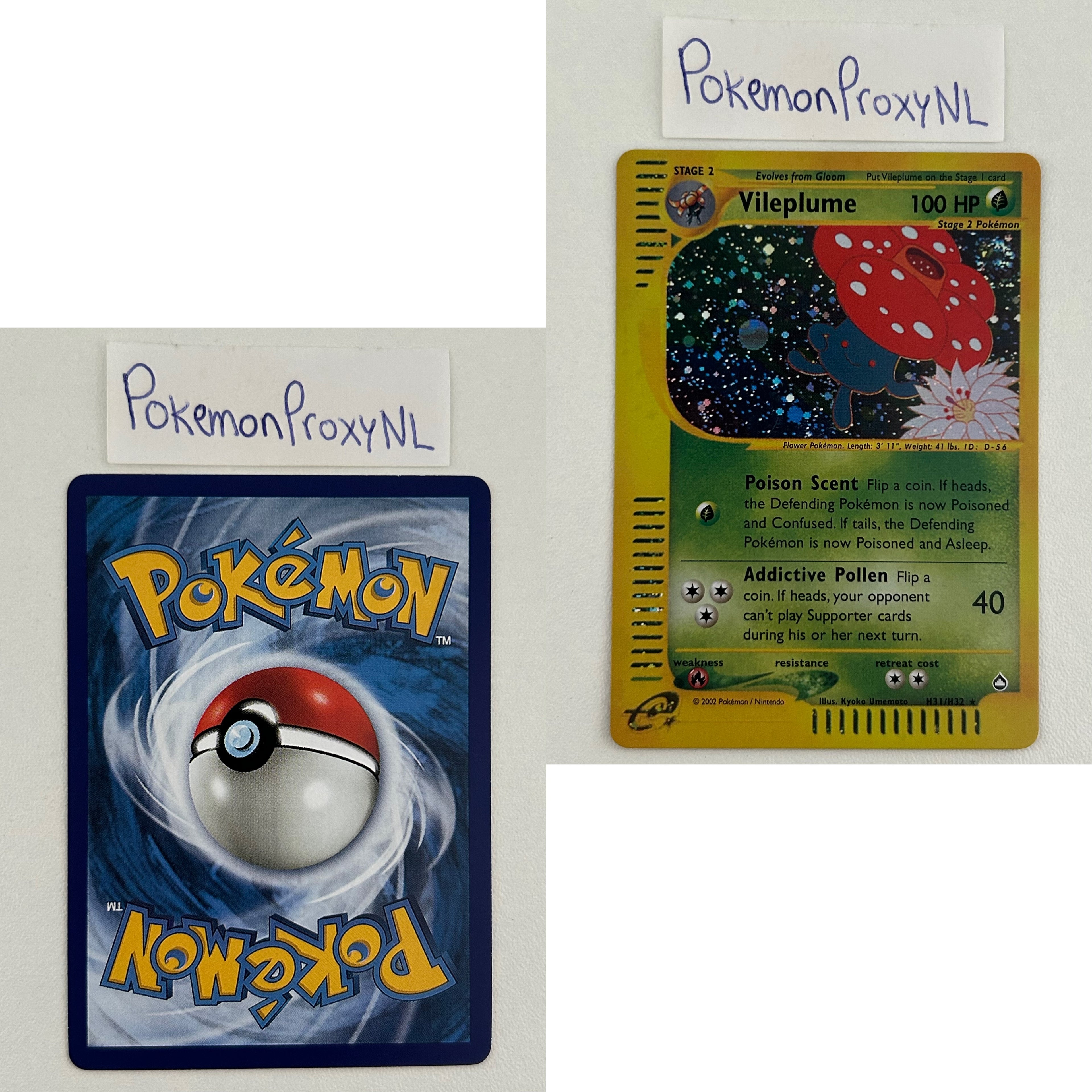 Aquapolis Set (AQ) / H1/147 - 150/147 / 2003 / PROXY Pokémon TCG card(s)