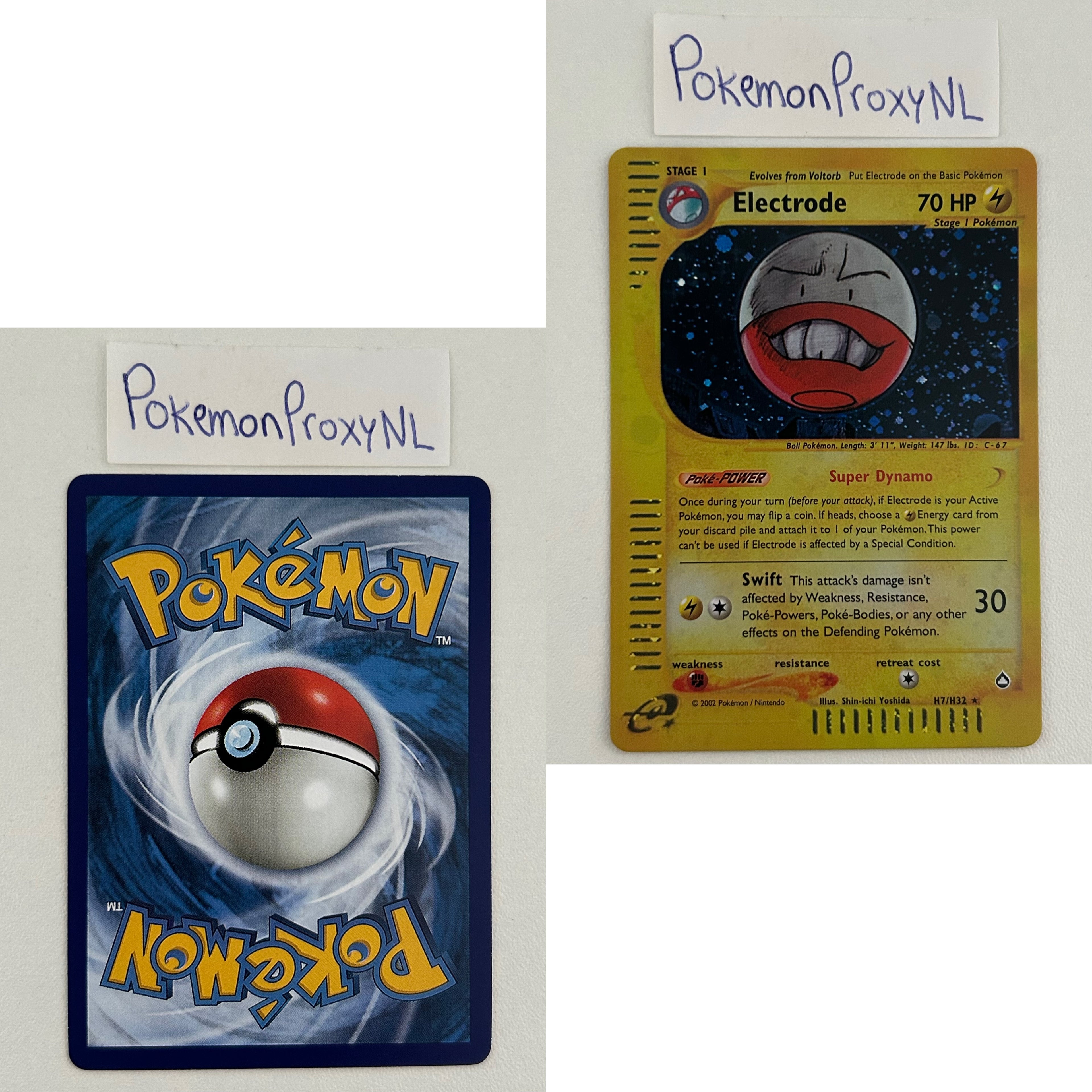 Aquapolis Set (AQ) / H1/147 - 150/147 / 2003 / PROXY Pokémon TCG card(s)