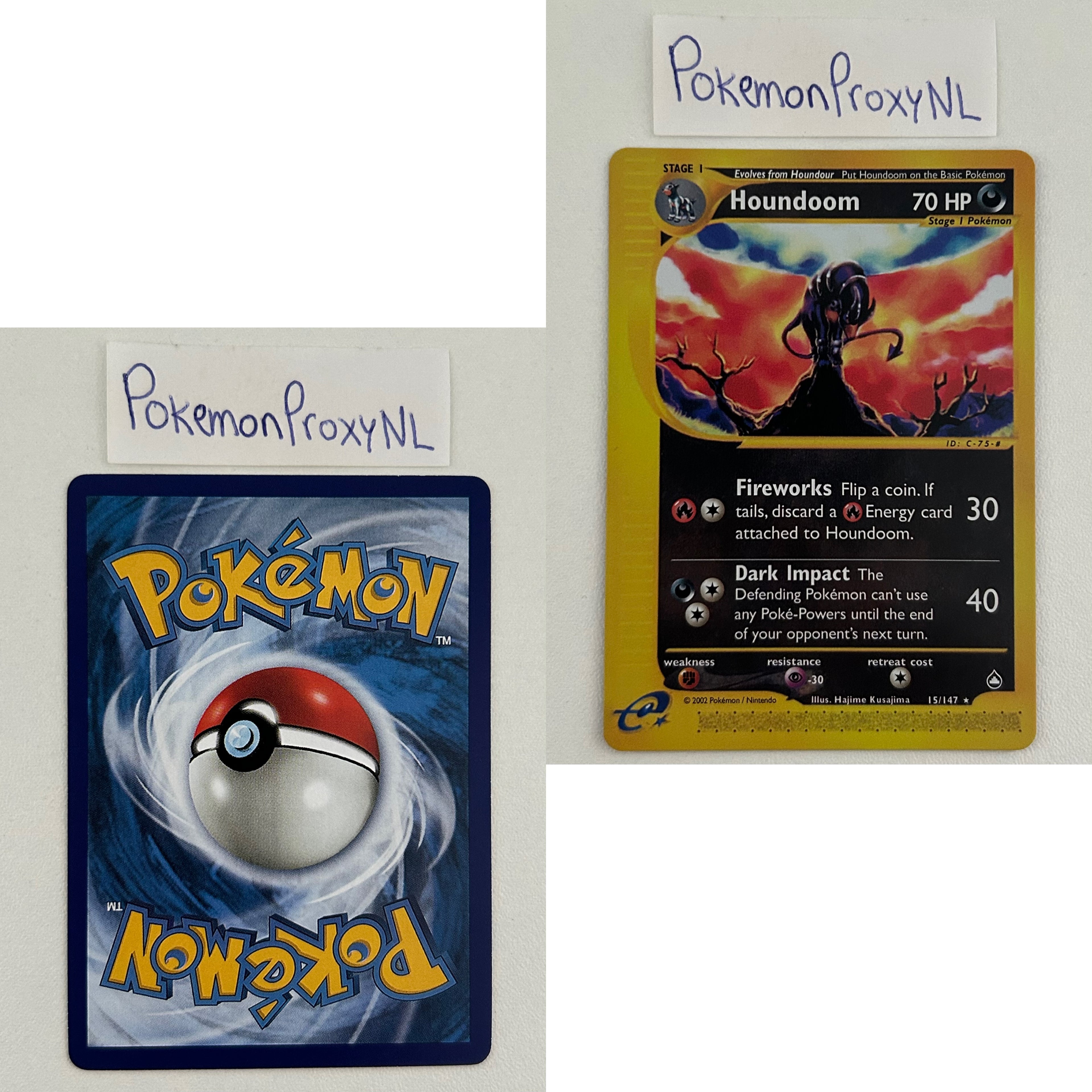 Aquapolis Set (AQ) / H1/147 - 150/147 / 2003 / PROXY Pokémon TCG card(s)