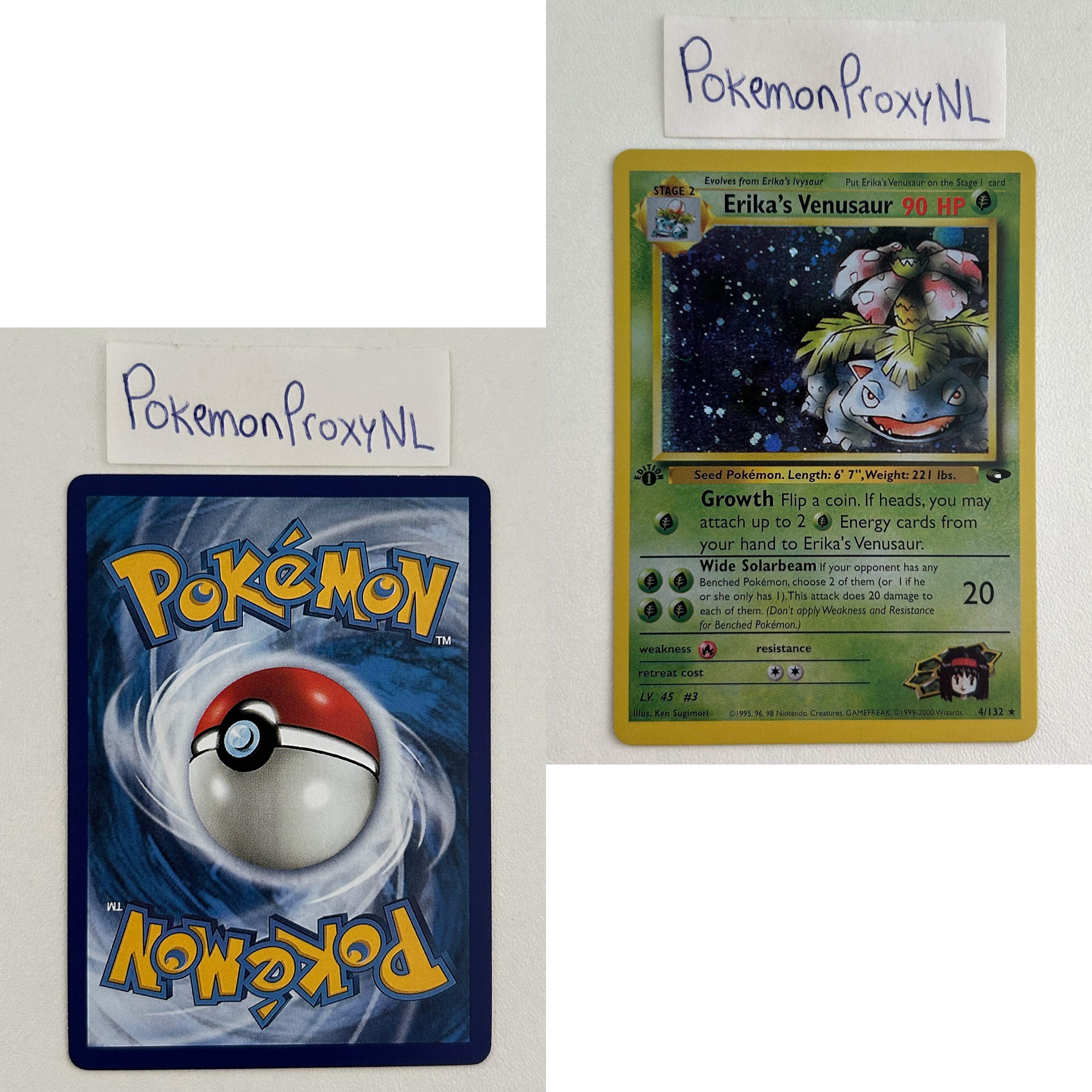 Gym Challenge Set (first edition) (G2) / 1/132 - 132/132 / 1999 / PROXY Pokémon TCG card(s)