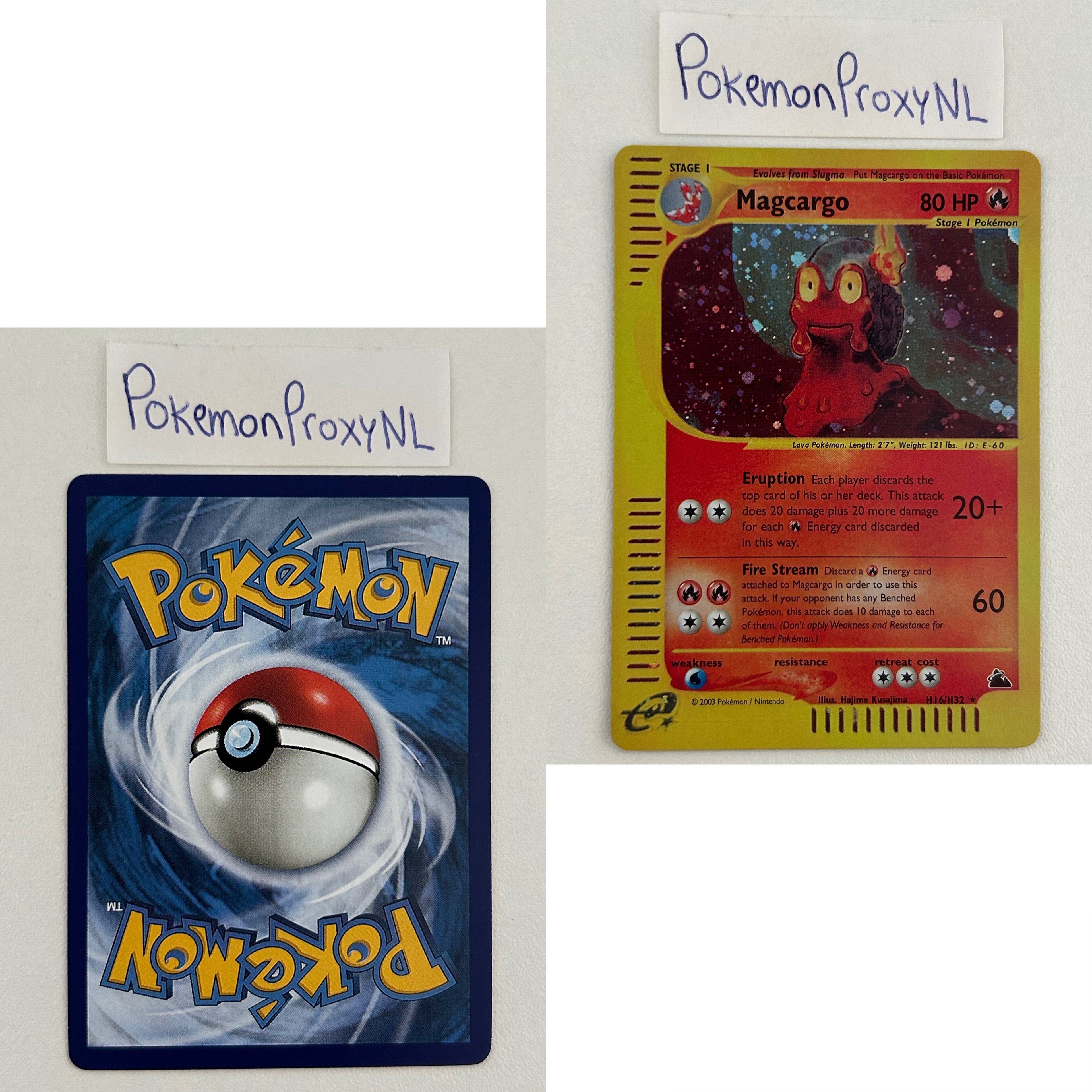 Skyridge Set (SK) / H1/144 - 150/144 / 2003 / PROXY Pokémon TCG card(s)