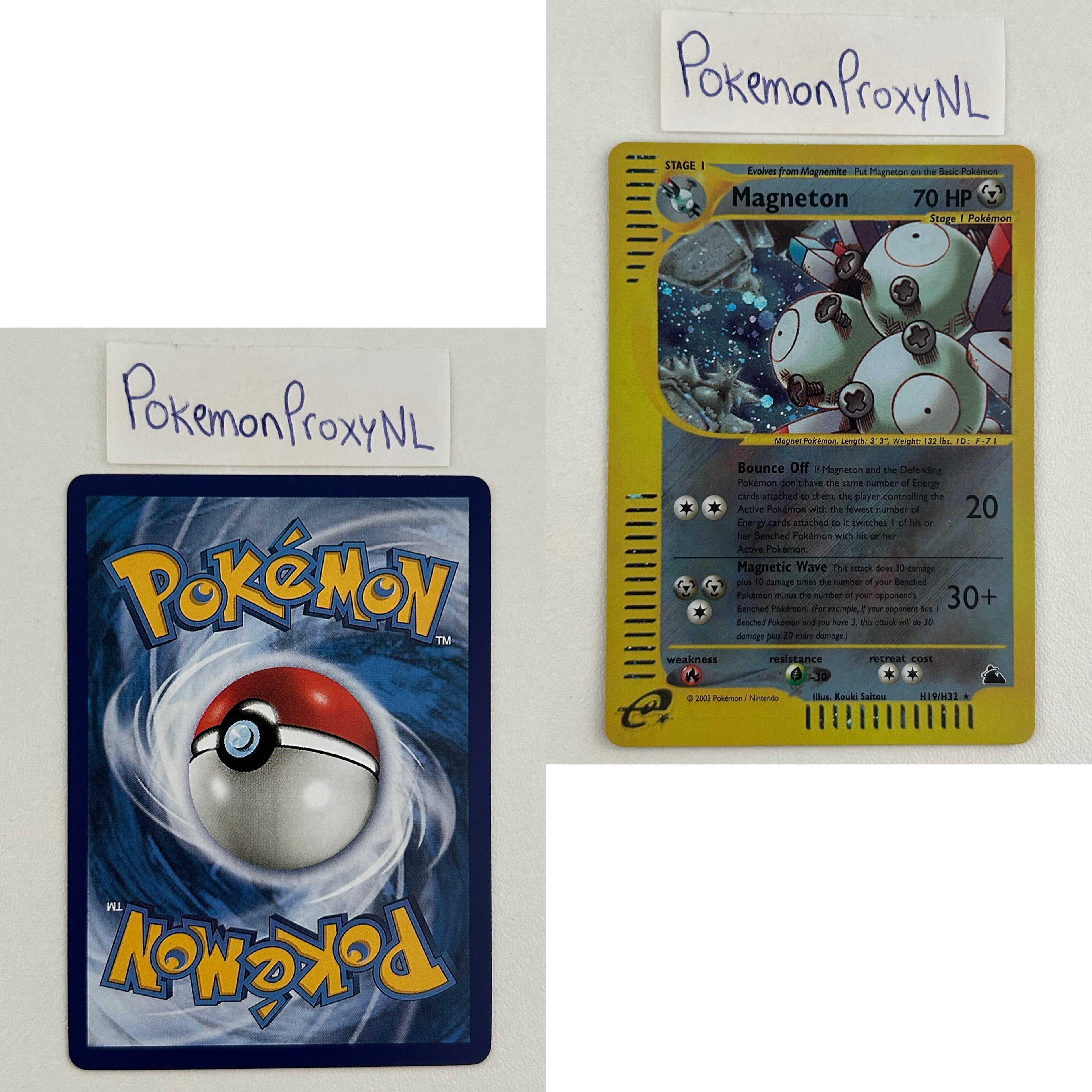 Skyridge Set (SK) / H1/144 - 150/144 / 2003 / PROXY Pokémon TCG card(s)