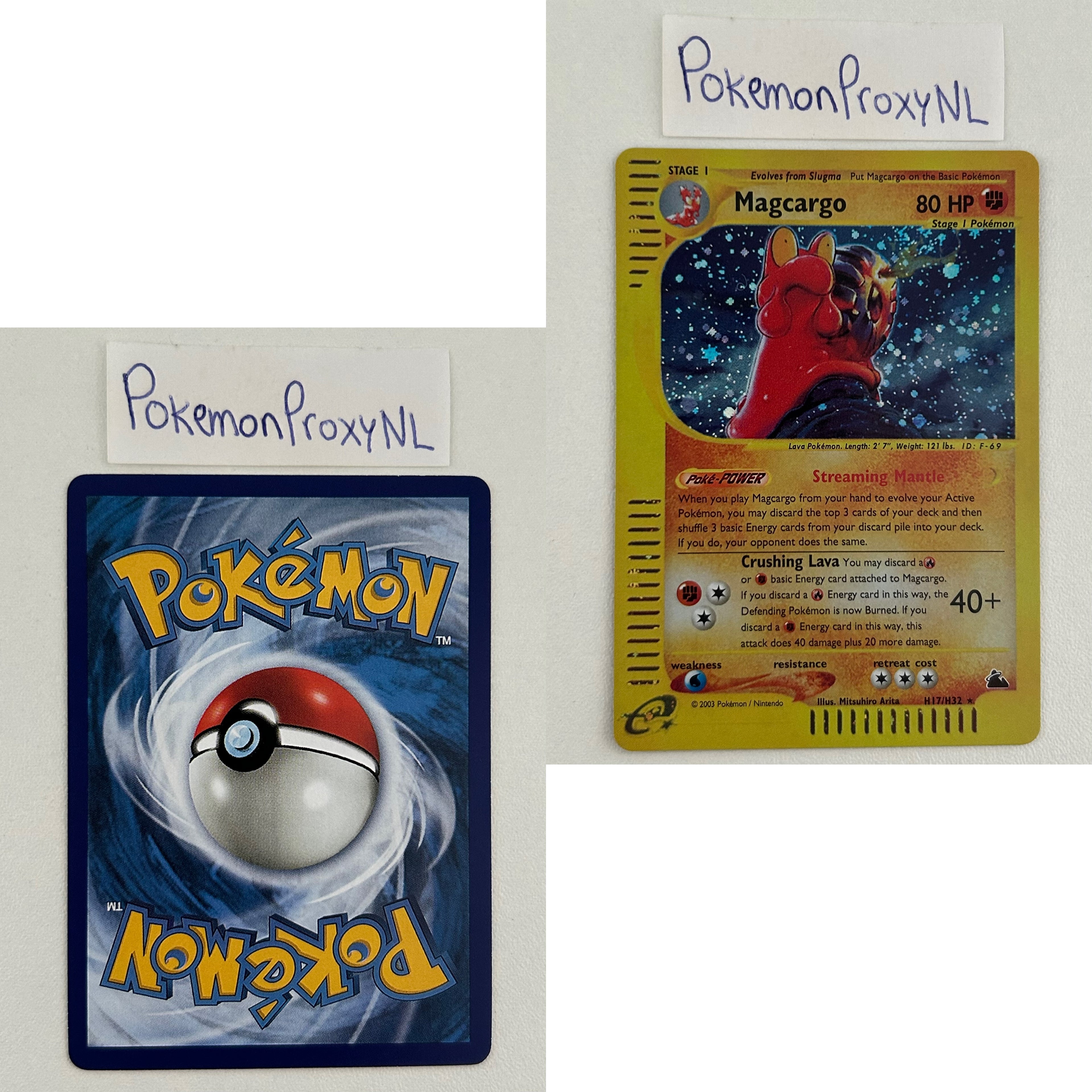 Skyridge Set (SK) / H1/144 - 150/144 / 2003 / PROXY Pokémon TCG card(s)