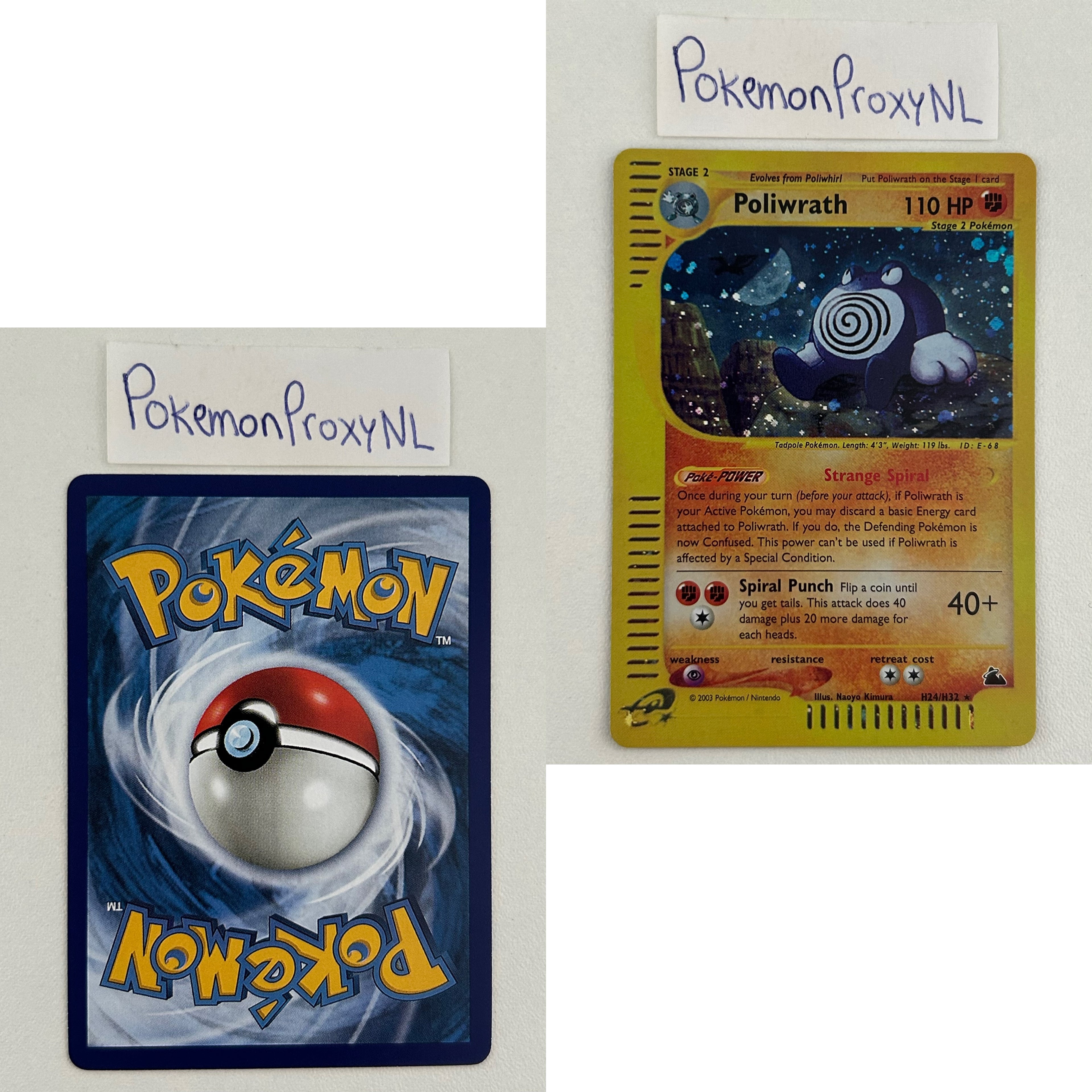 Skyridge Set (SK) / H1/144 - 150/144 / 2003 / PROXY Pokémon TCG card(s)