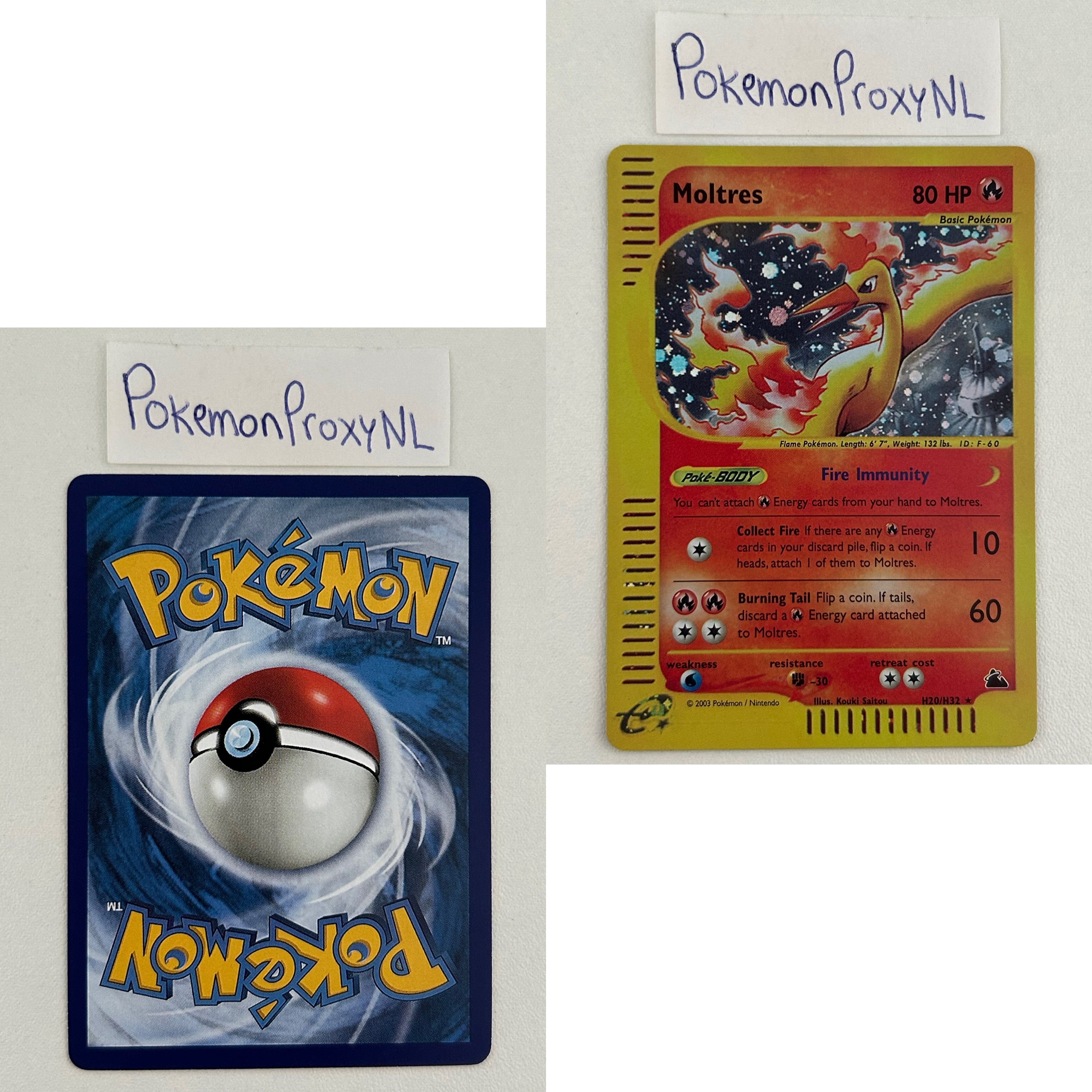 Skyridge Set (SK) / H1/144 - 150/144 / 2003 / PROXY Pokémon TCG card(s)