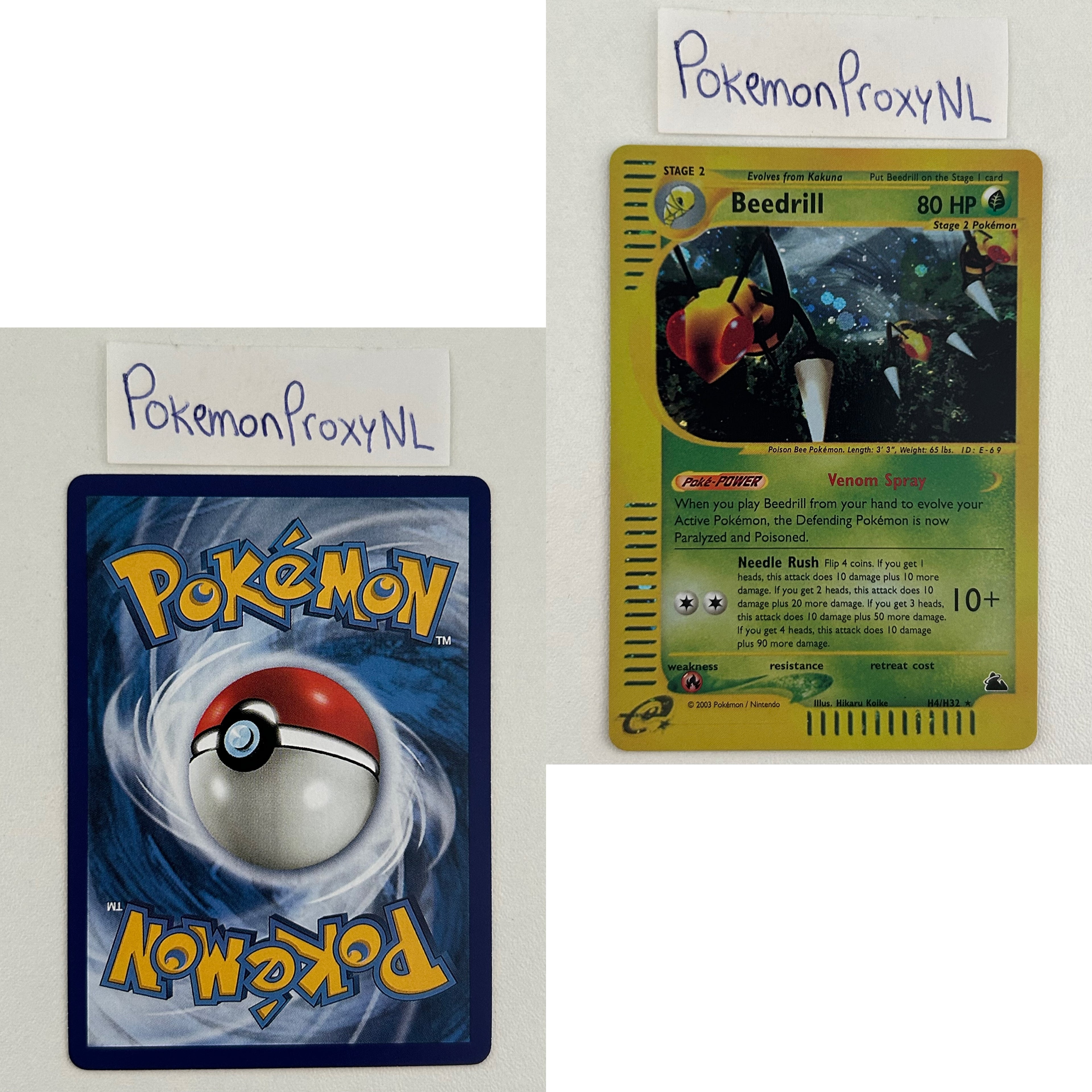 Skyridge Set (SK) / H1/144 - 150/144 / 2003 / PROXY Pokémon TCG card(s)