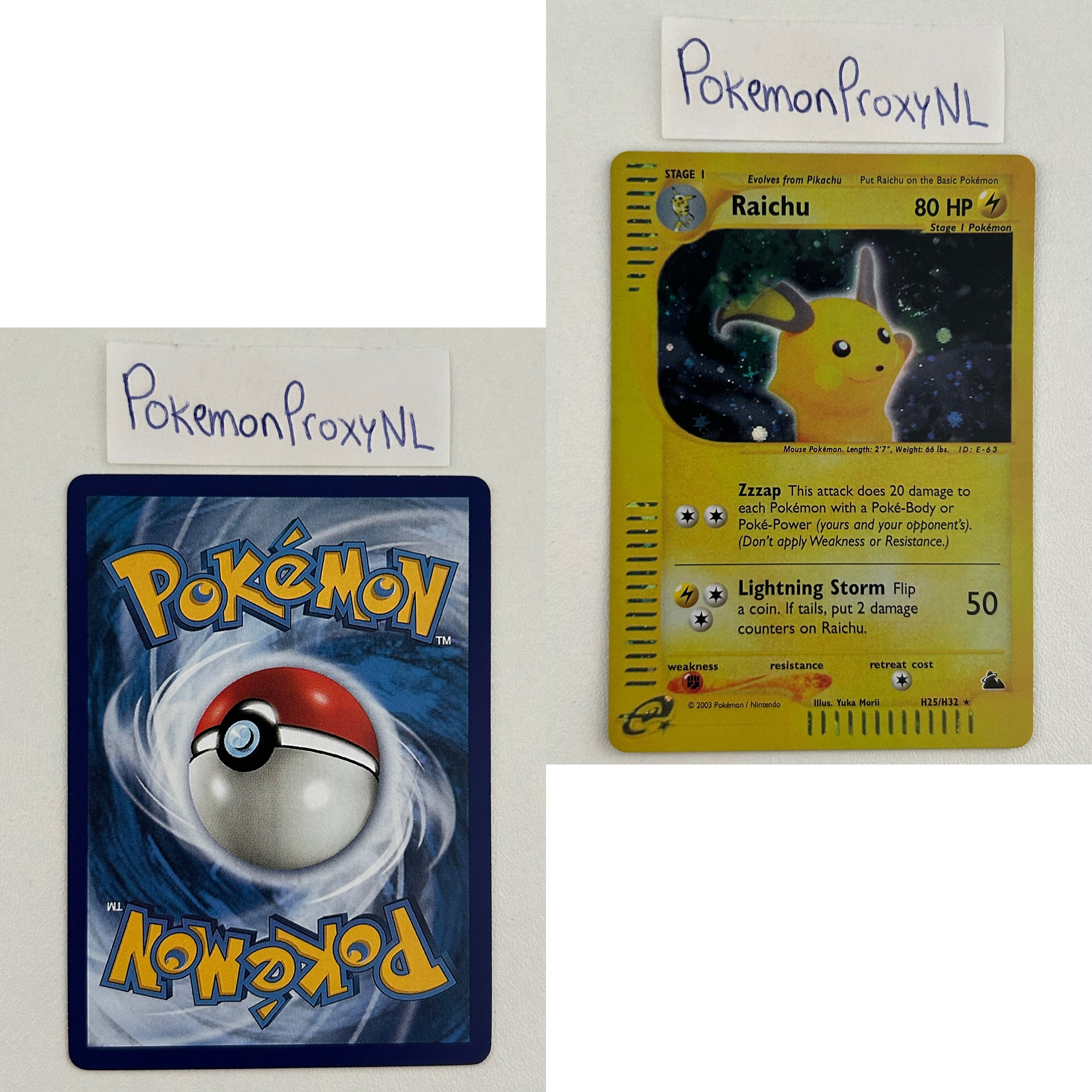 Skyridge Set (SK) / H1/144 - 150/144 / 2003 / PROXY Pokémon TCG card(s)