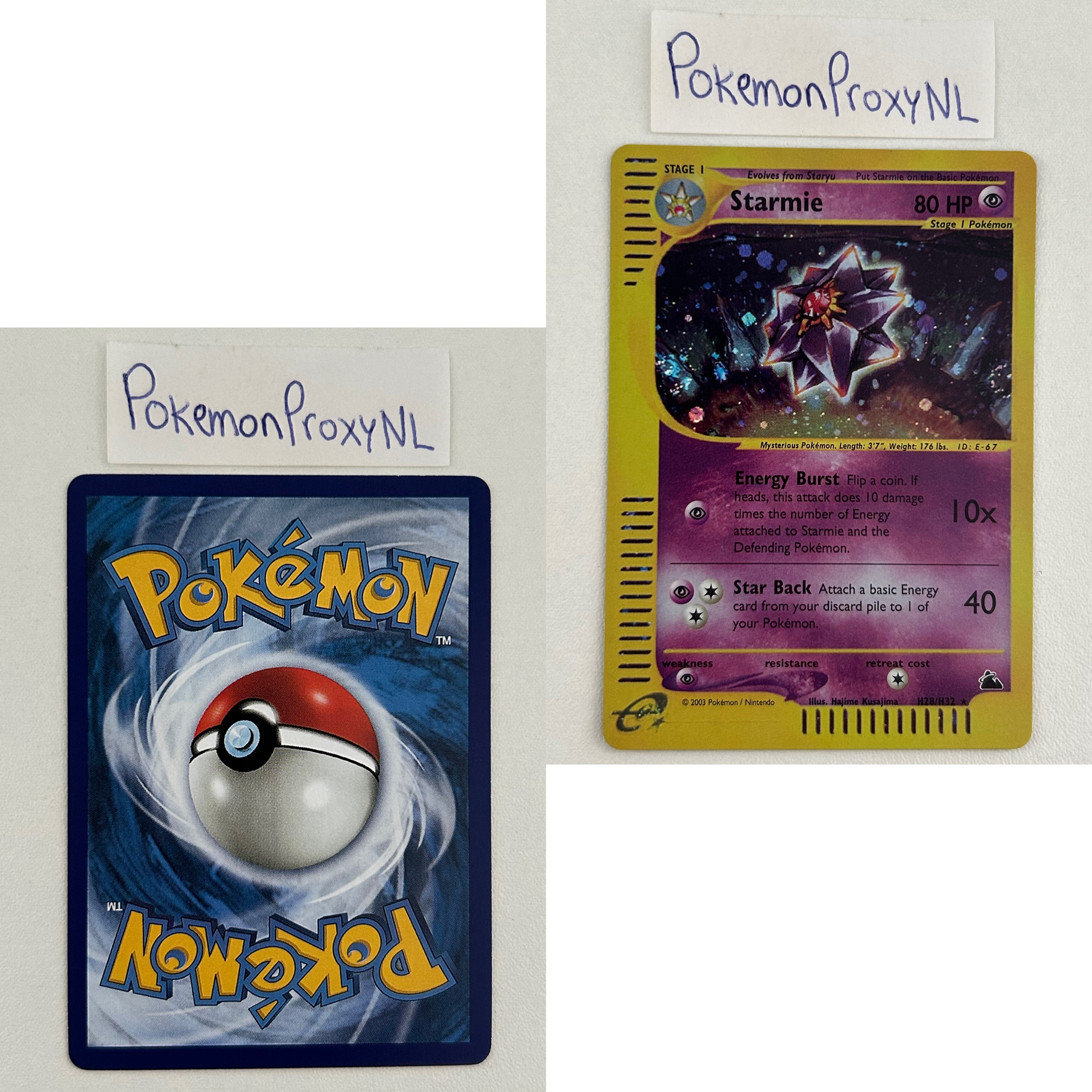 Skyridge Set (SK) / H1/144 - 150/144 / 2003 / PROXY Pokémon TCG card(s)