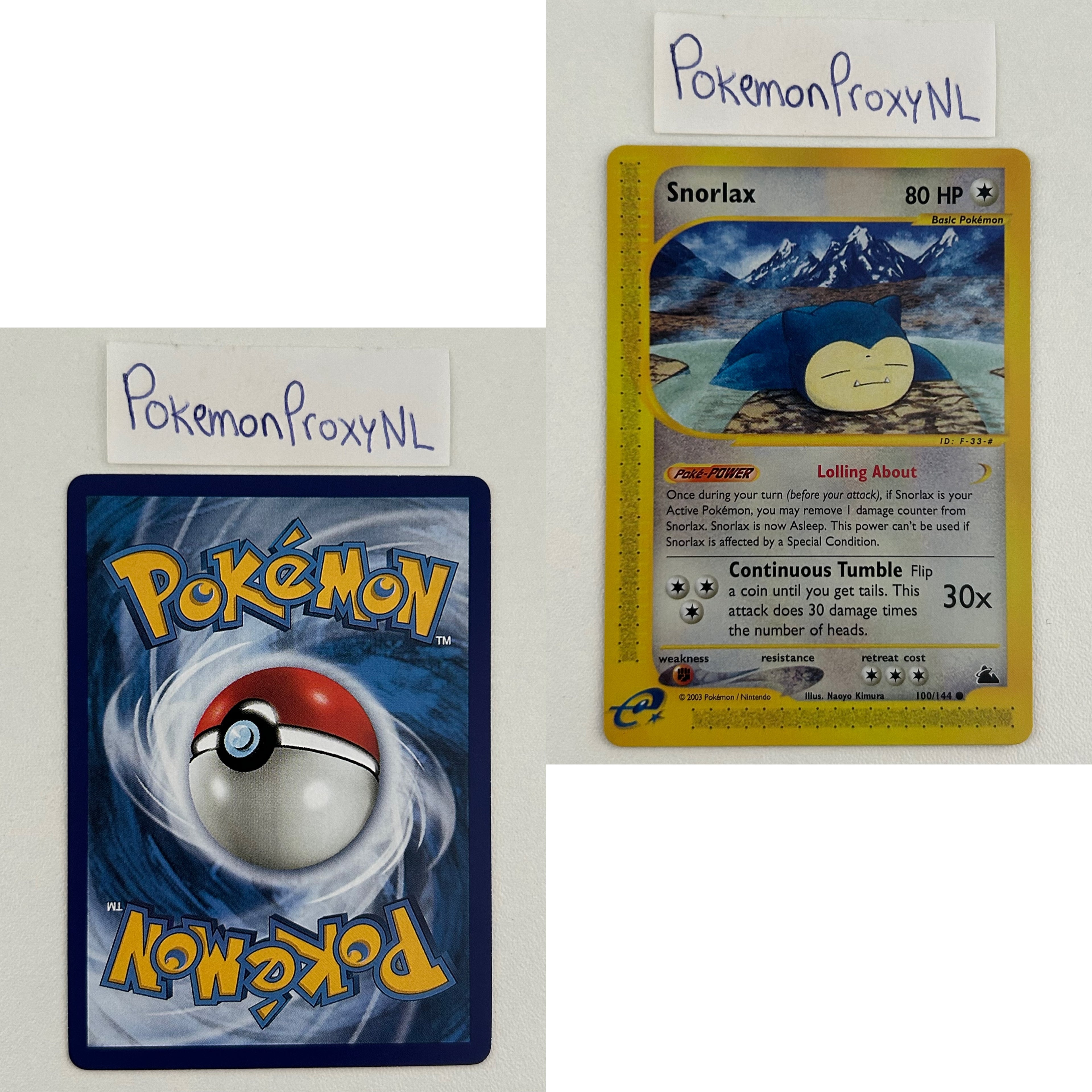 Skyridge Set (SK) / H1/144 - 150/144 / 2003 / PROXY Pokémon TCG card(s)