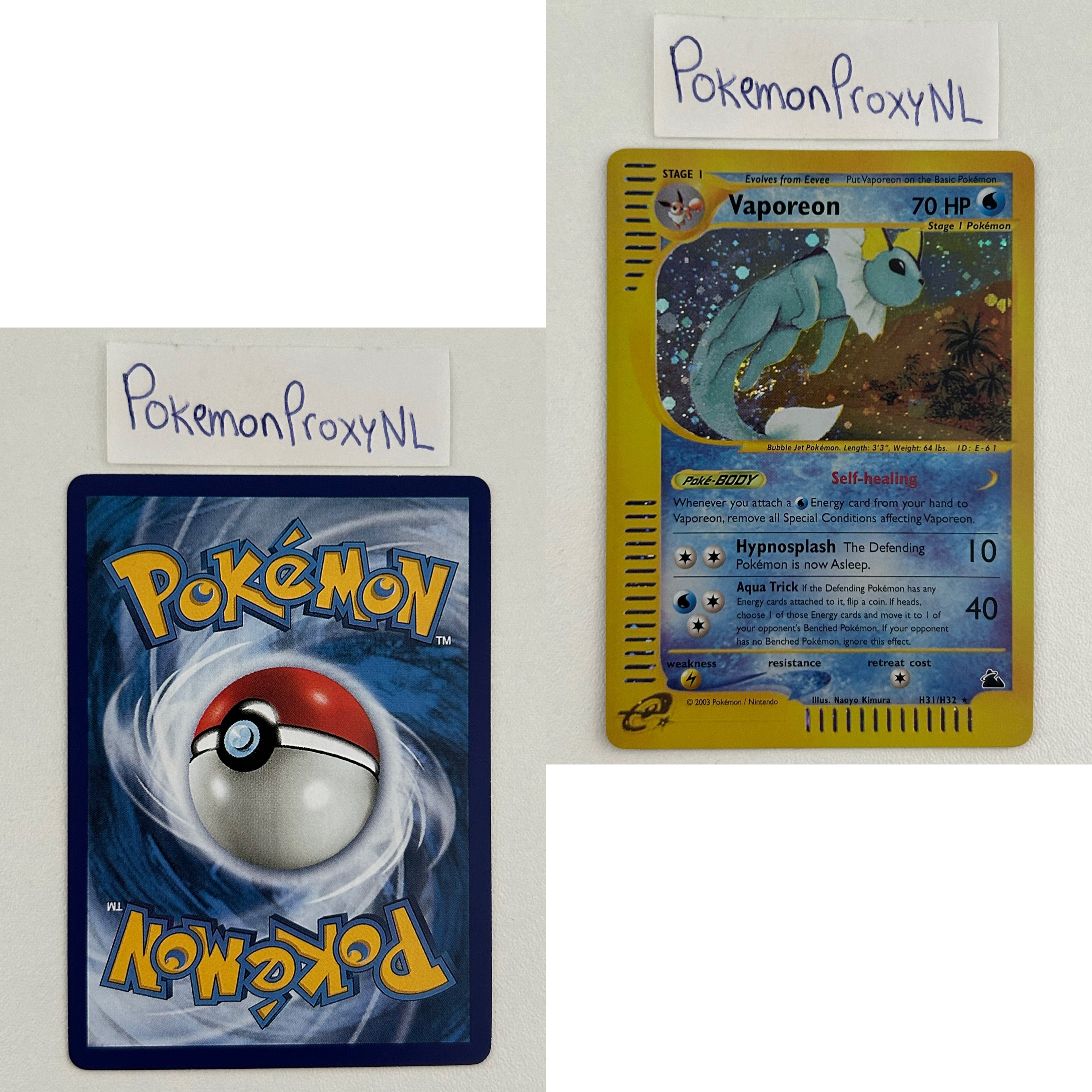 Skyridge Set (SK) / H1/144 - 150/144 / 2003 / PROXY Pokémon TCG card(s)