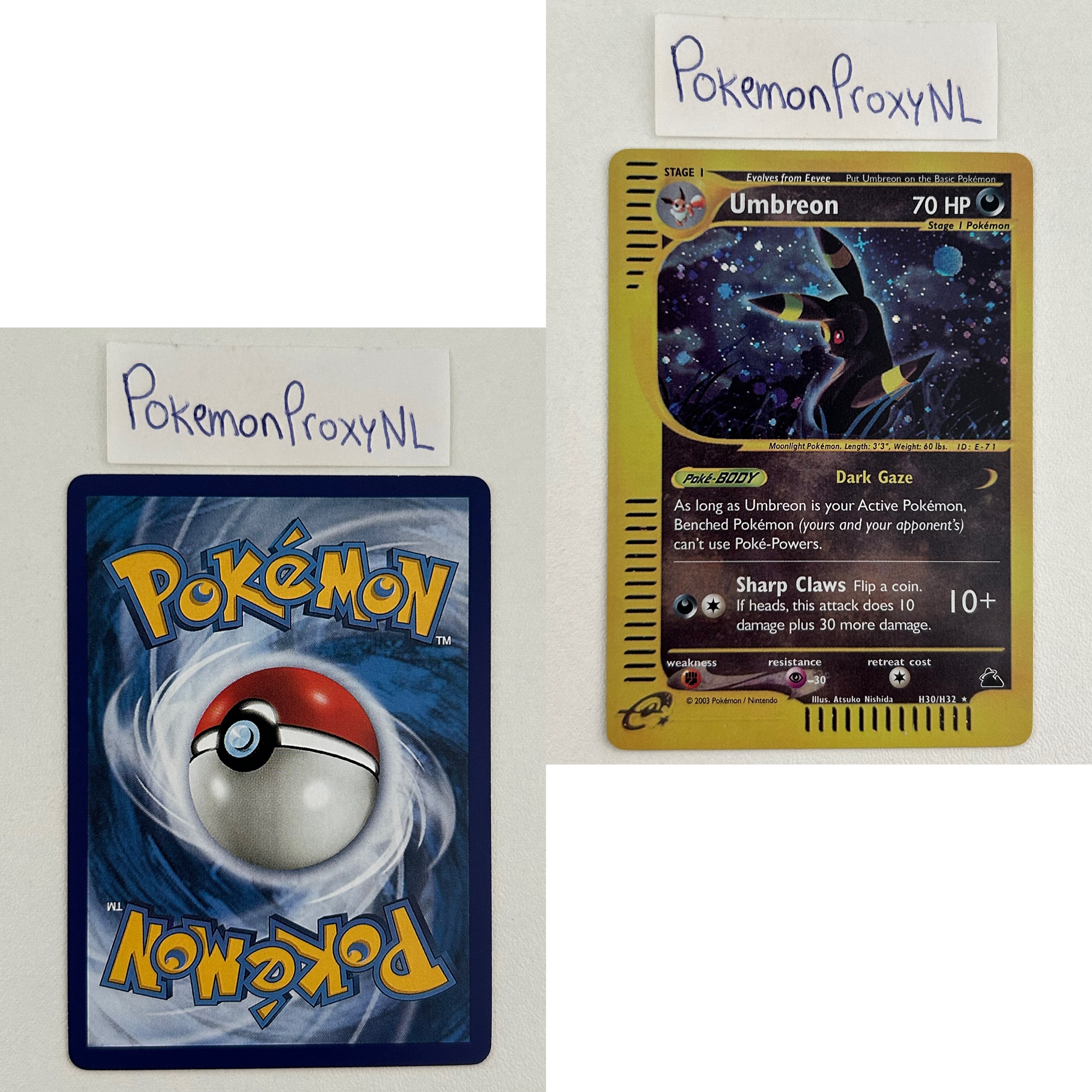 Skyridge Set (SK) / H1/144 - 150/144 / 2003 / PROXY Pokémon TCG card(s)