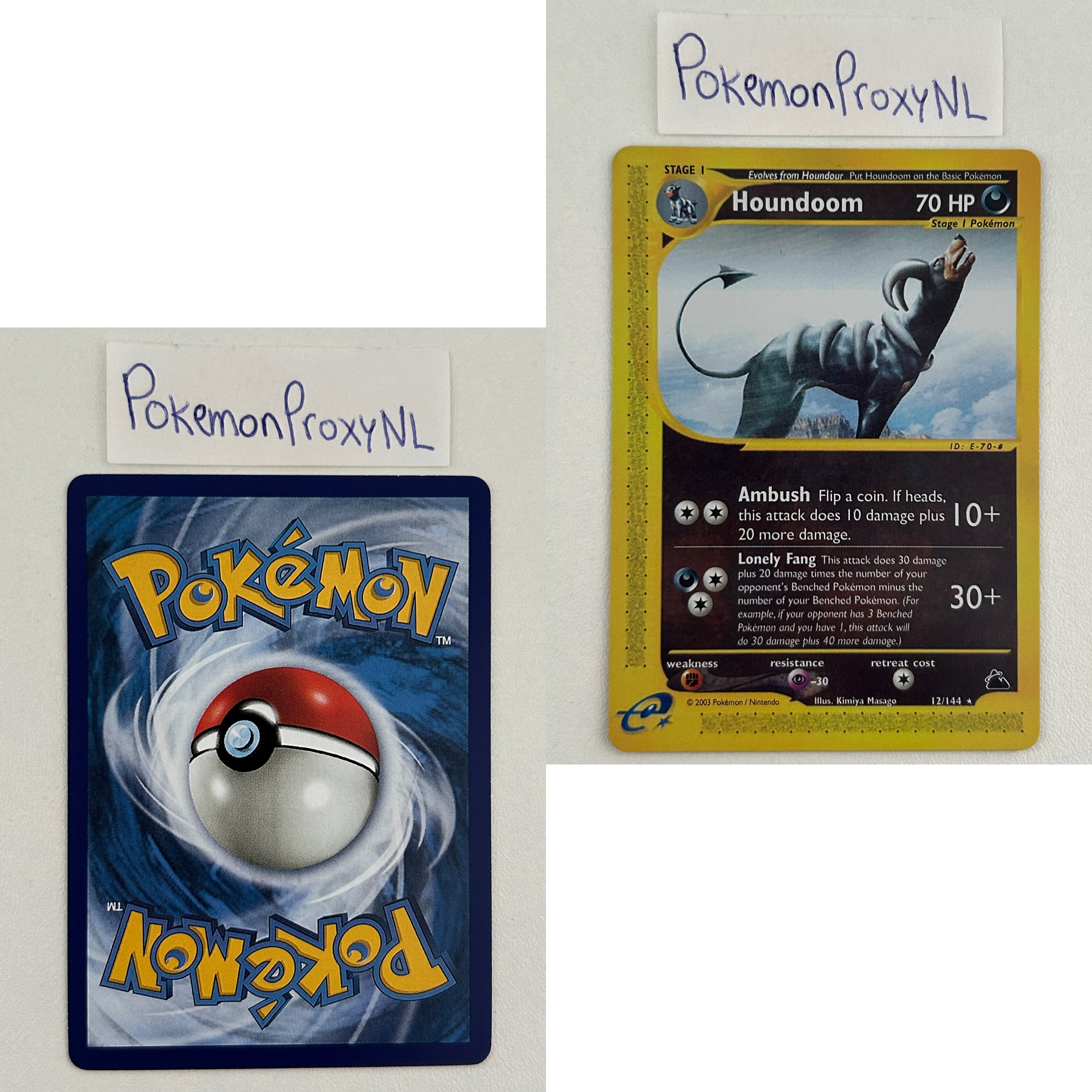Skyridge Set (SK) / H1/144 - 150/144 / 2003 / PROXY Pokémon TCG card(s)
