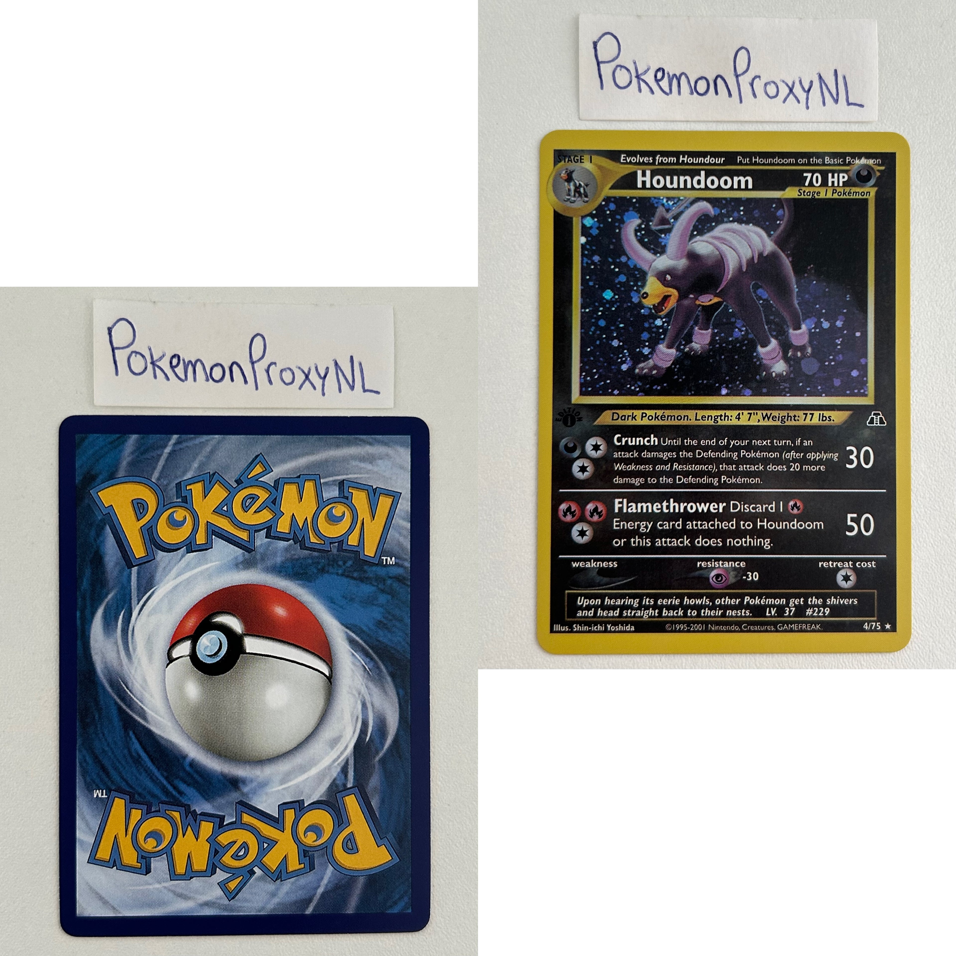Neo Discovery Set (first edition) (NDI) / 1/75 - 75/75 / 2001 / PROXY Pokémon TCG card(s)