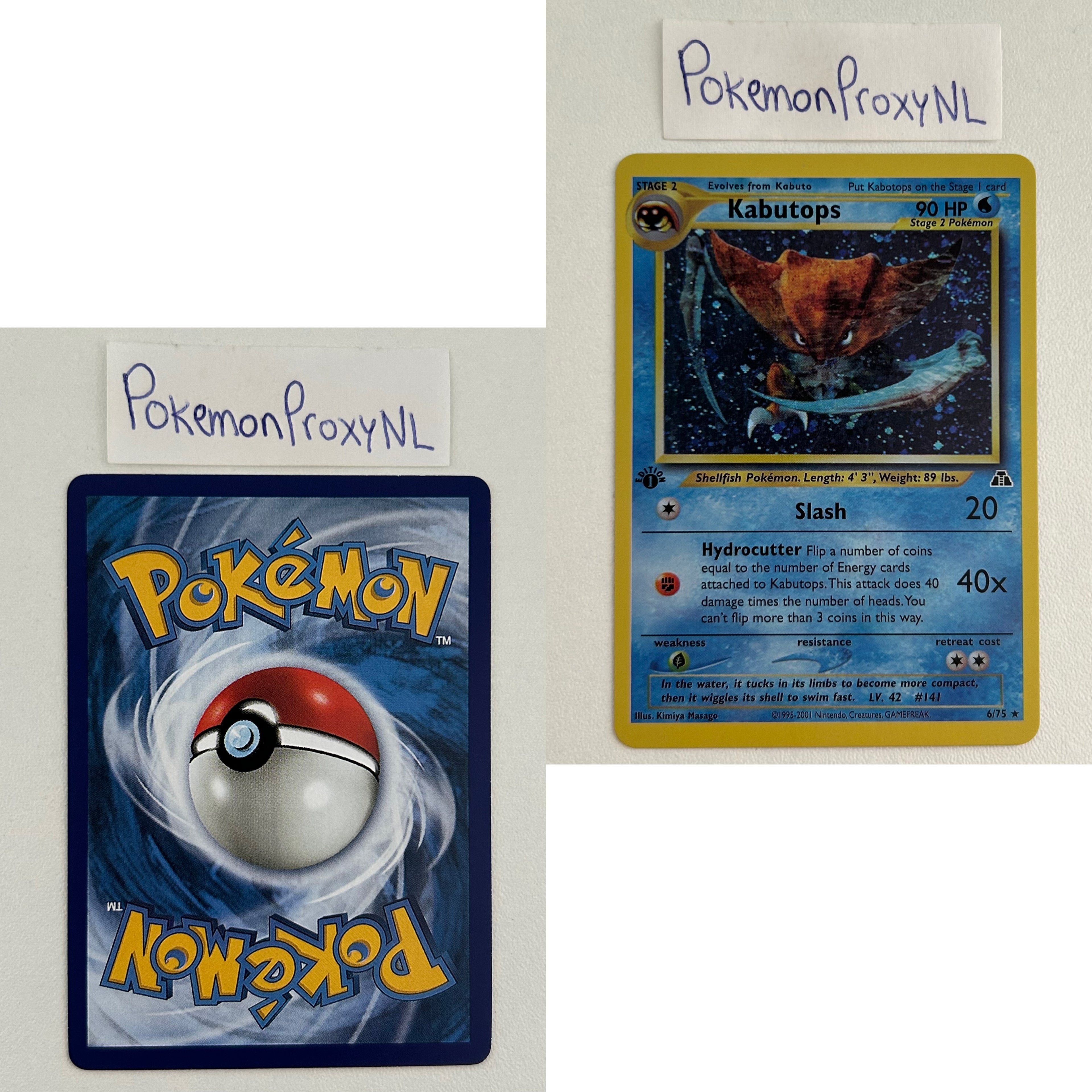 Neo Discovery Set (first edition) (NDI) / 1/75 - 75/75 / 2001 / PROXY Pokémon TCG card(s)