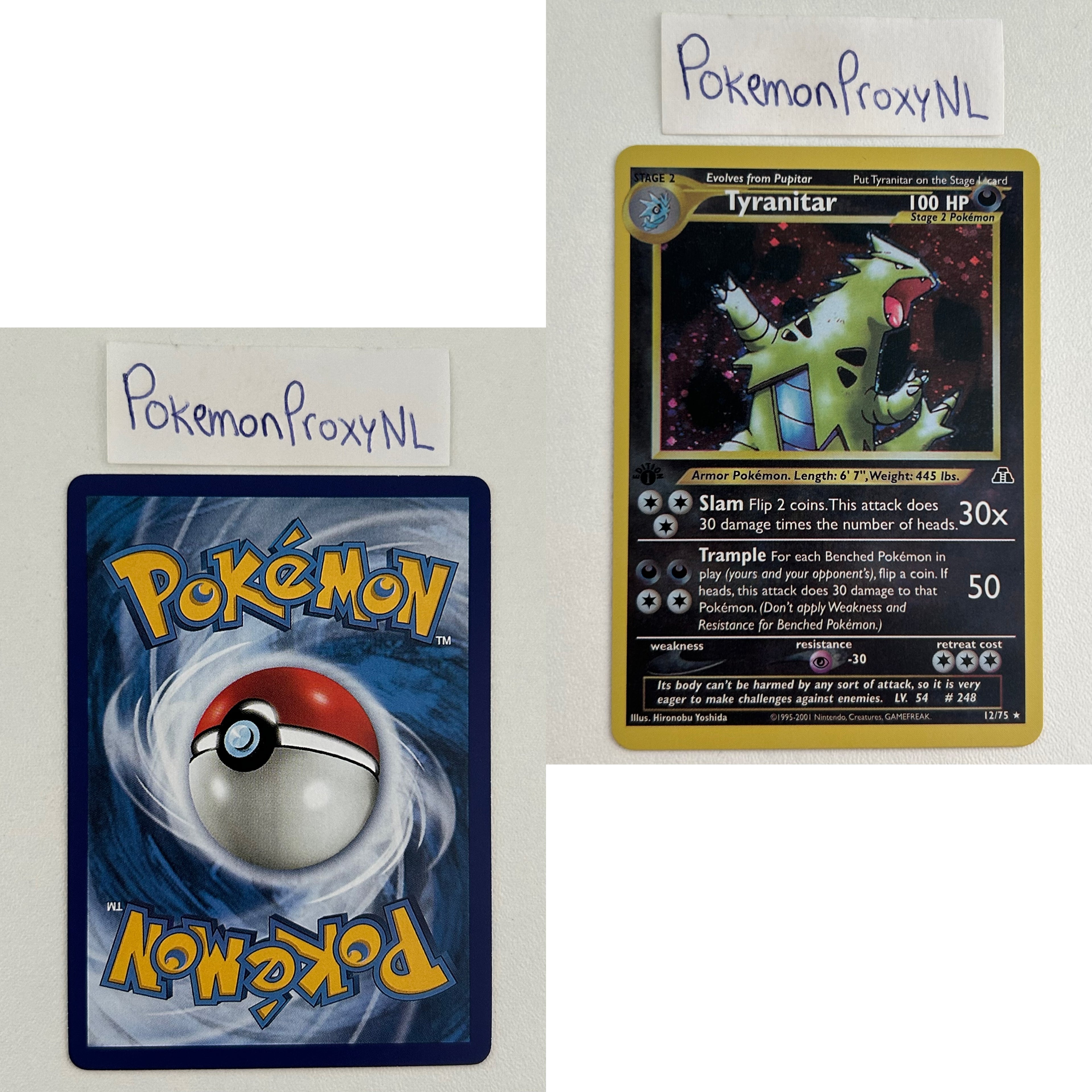 Neo Discovery Set (first edition) (NDI) / 1/75 - 75/75 / 2001 / PROXY Pokémon TCG card(s)